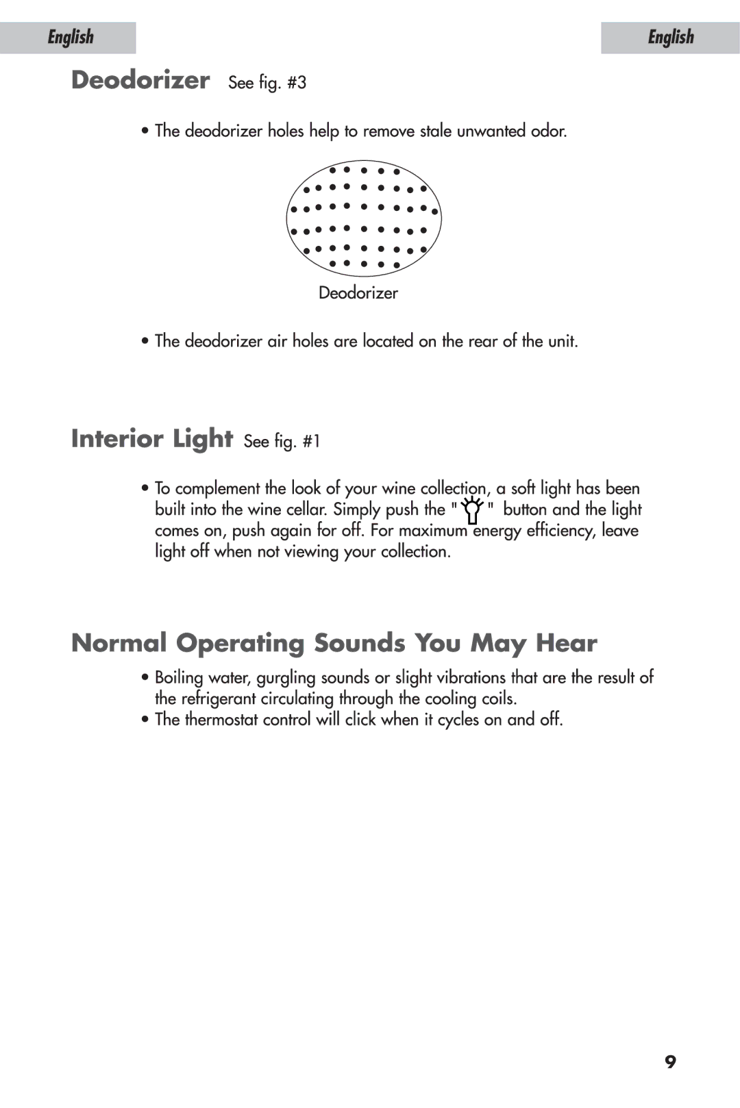 Haier JC-110GD user manual English 