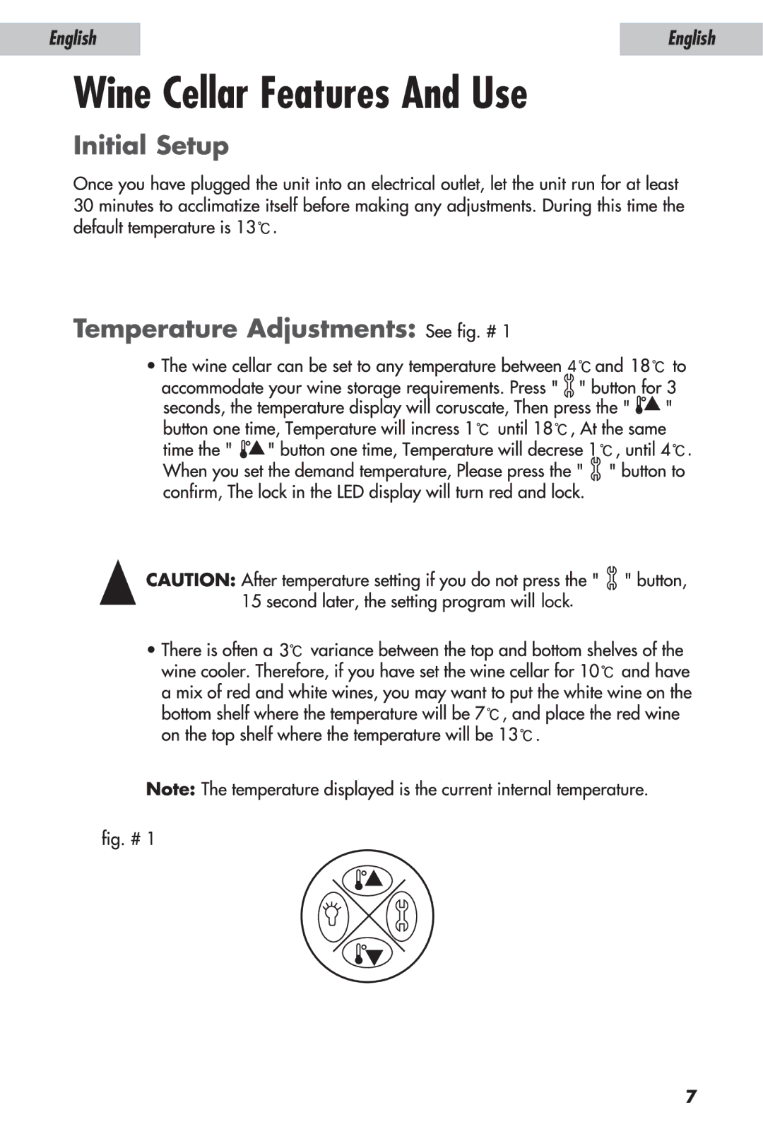 Haier JC-110GD user manual Lock 