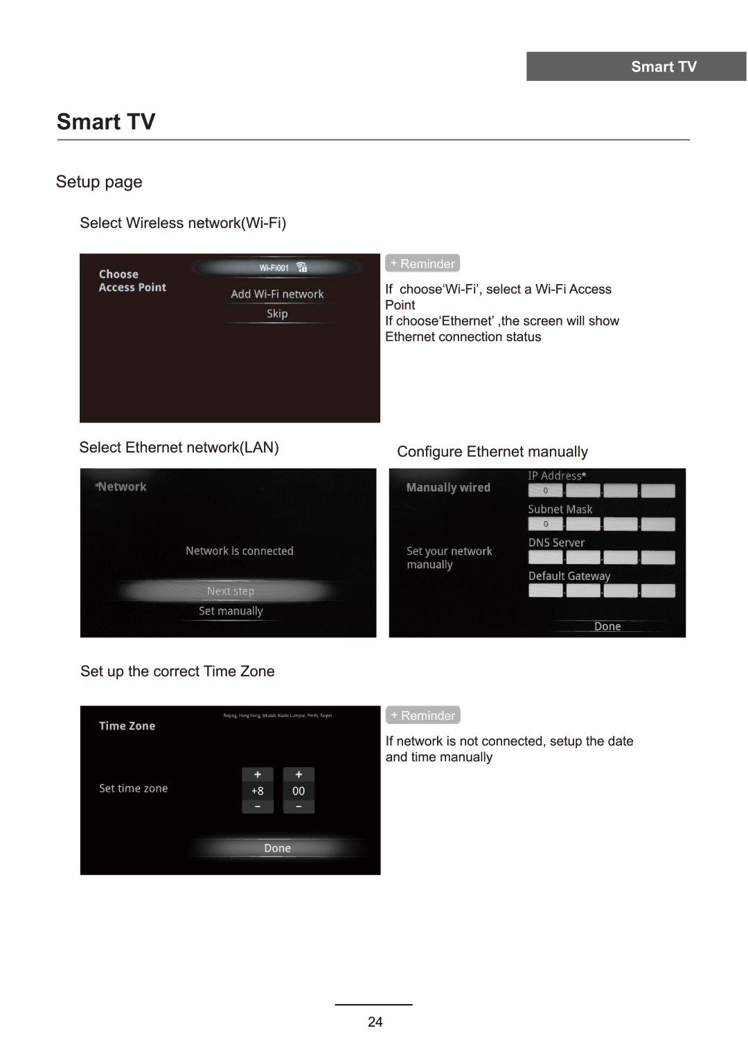 Haier L3D42D25N user manual Smart TV 