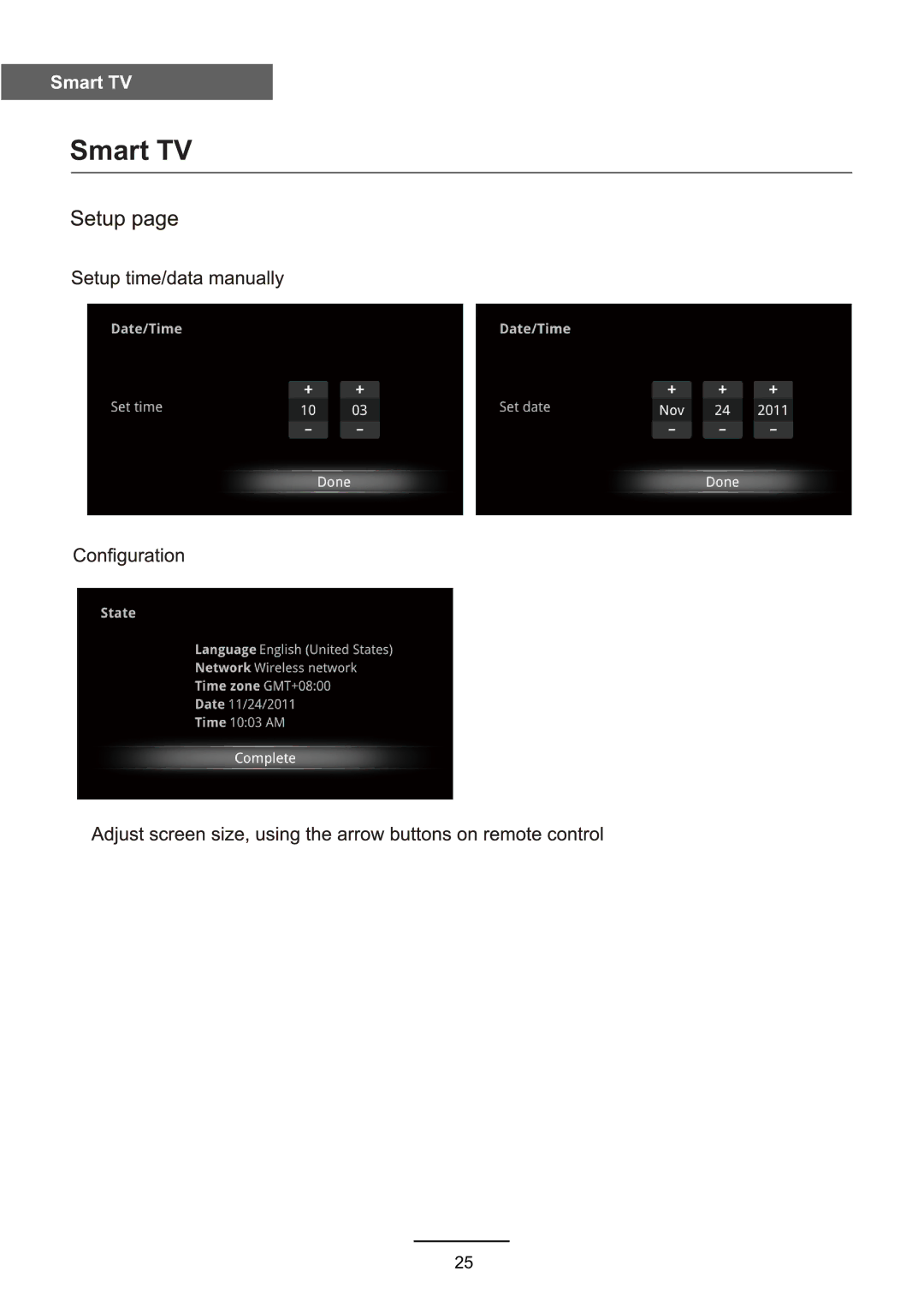 Haier L3D42D25N user manual Smart TV 