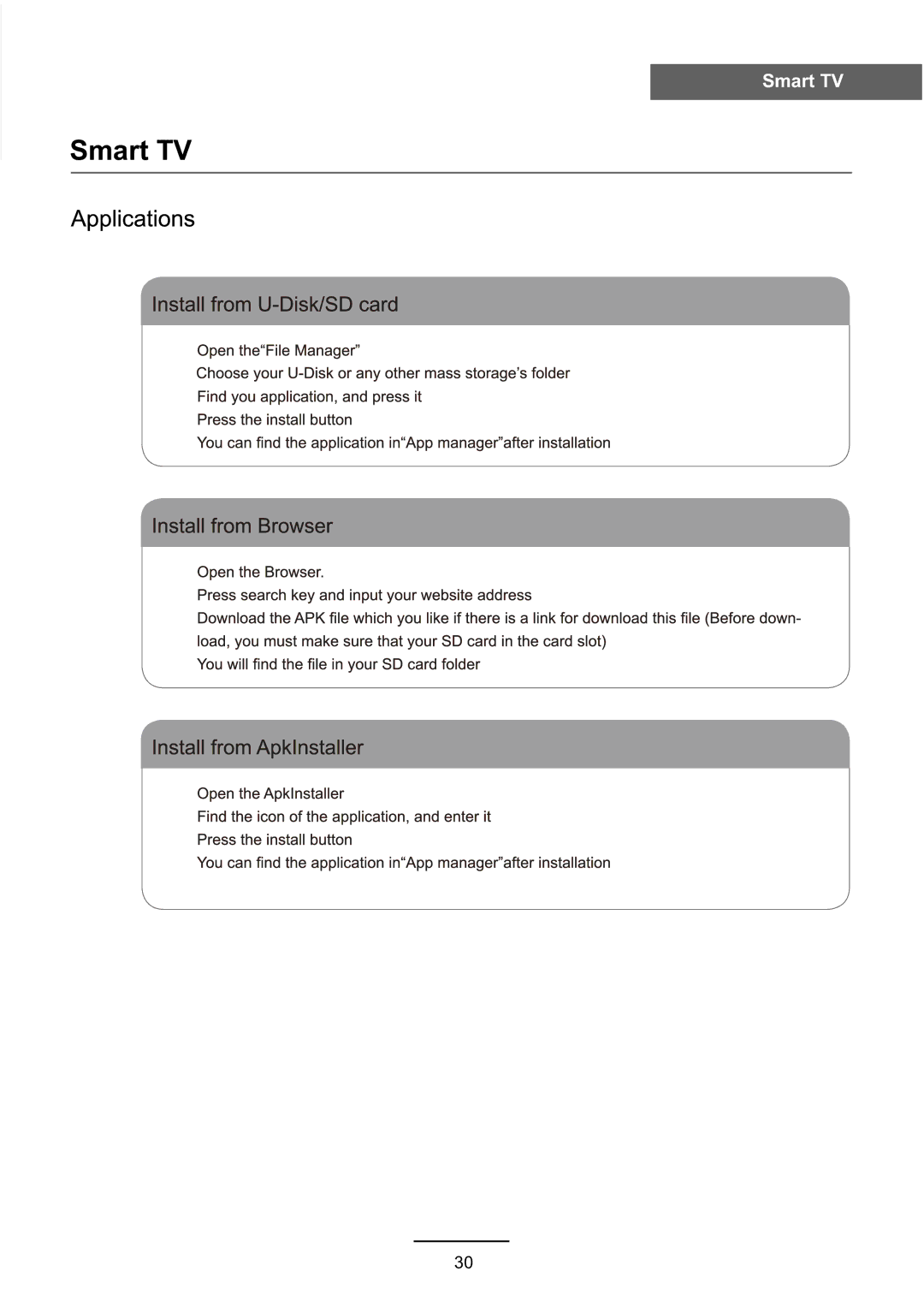 Haier L3D42D25N user manual Smart TV 