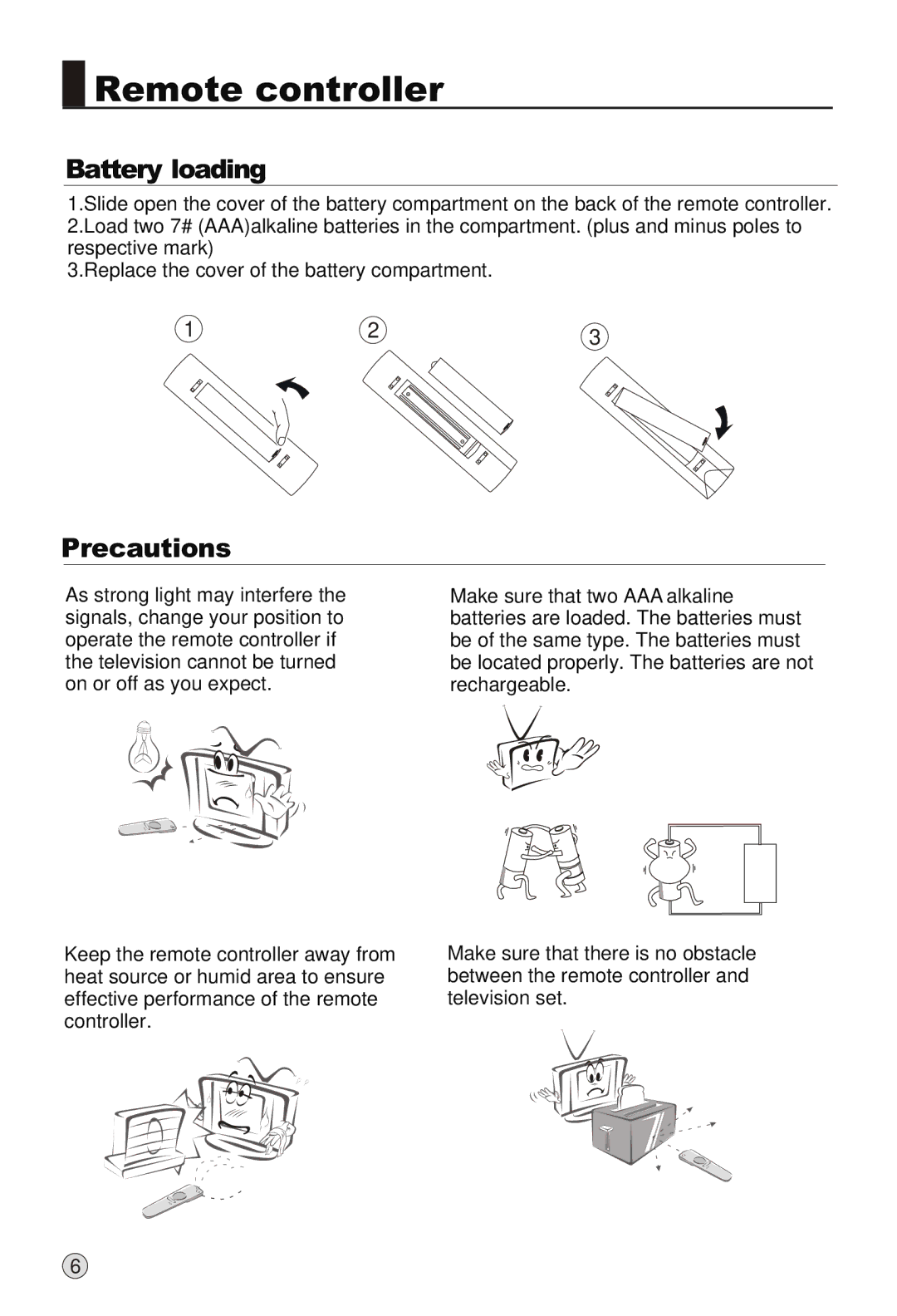 Haier L52A18-AK, L42A18-A owner manual Remote controller 