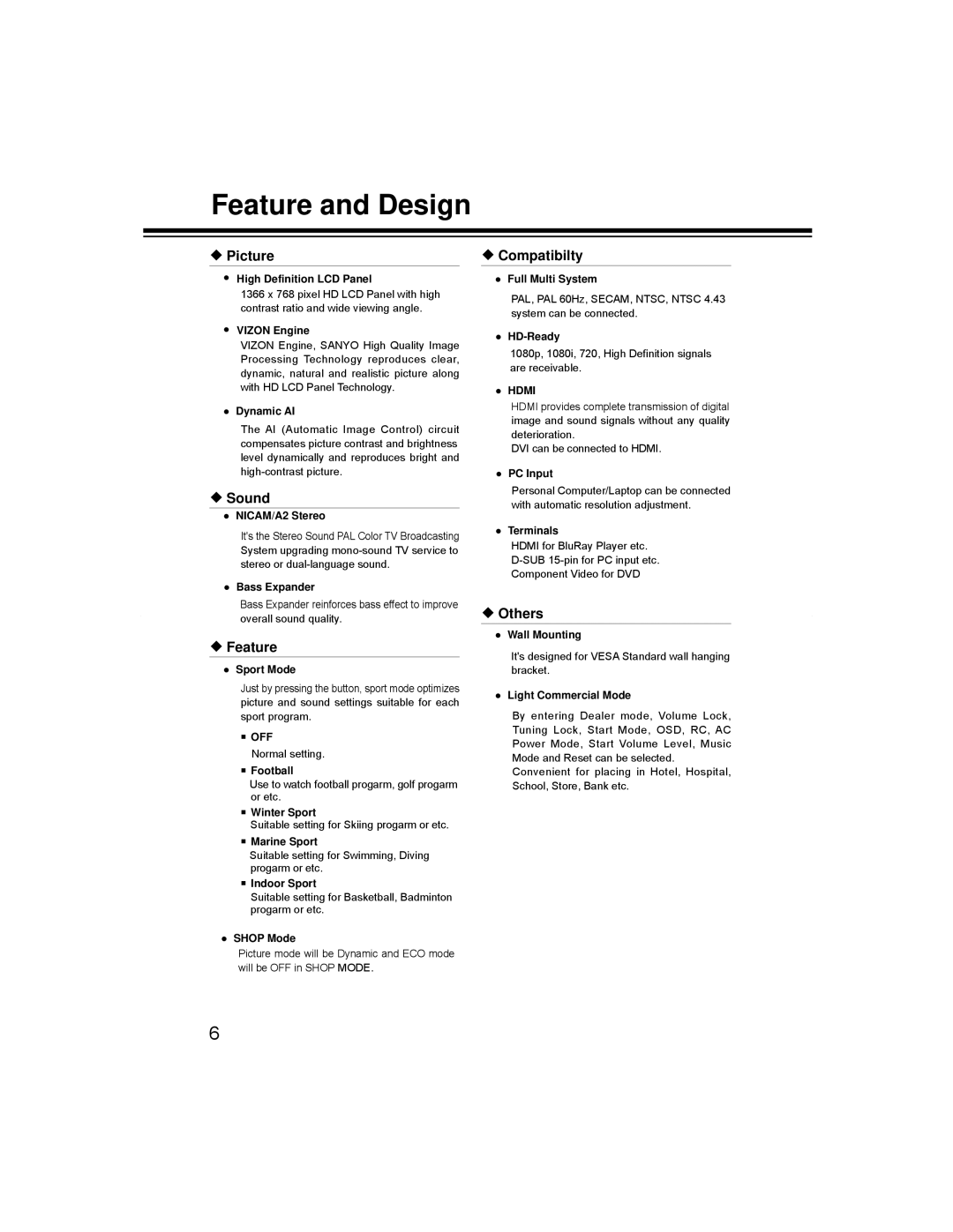 Haier LCD-24K50(W), LCD-24K50(R) instruction manual ƒ Off, Hdmi 