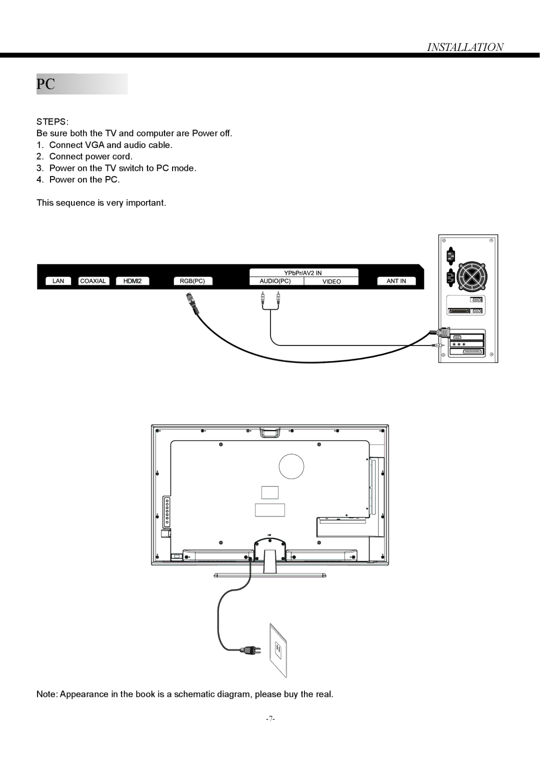 Haier LD50U7000, LD42U7000 owner manual Steps 