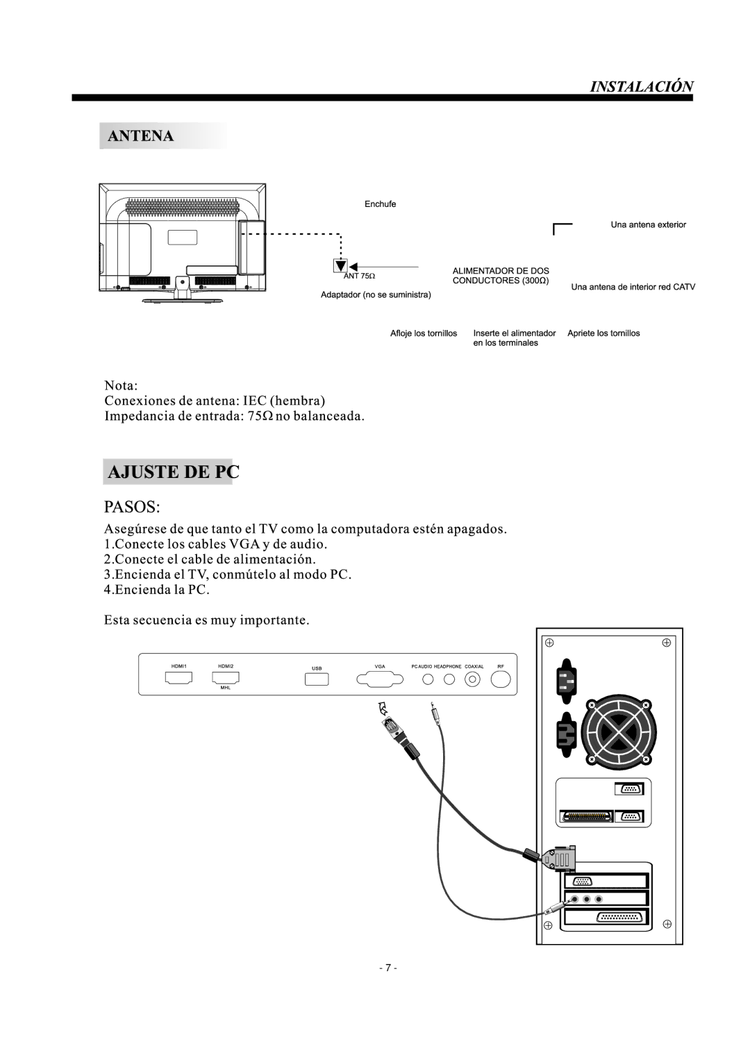 Haier LE19B3320 manual 