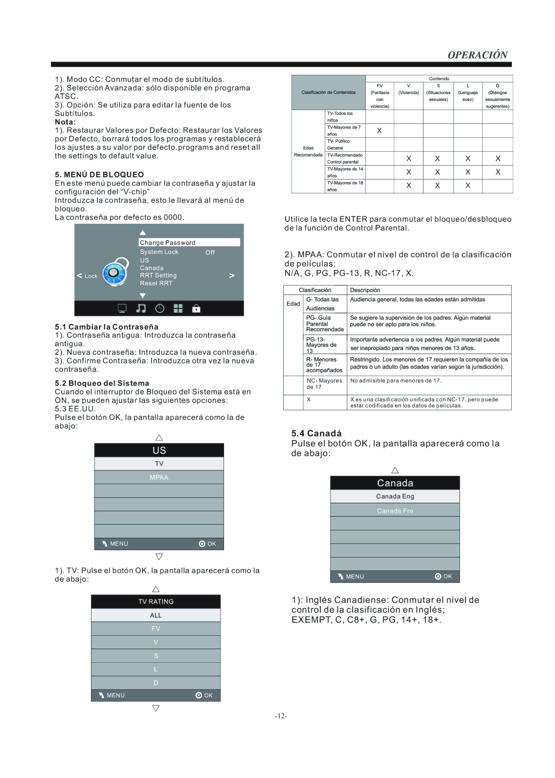 Haier LE29F2320 manual Canadá, Nota 