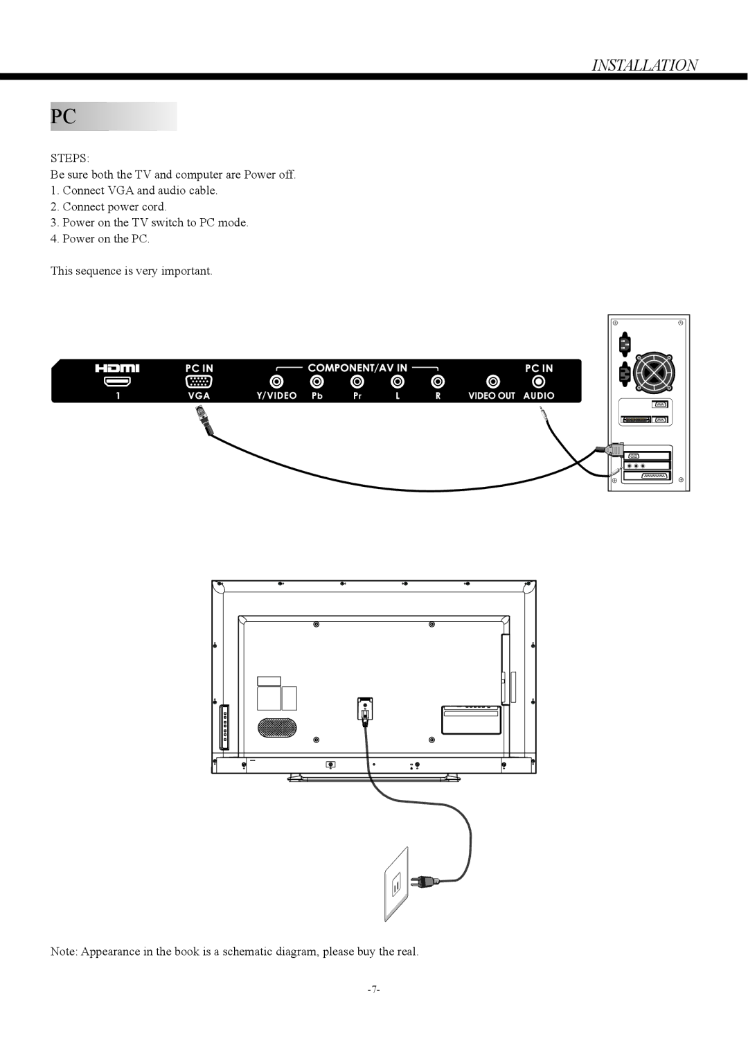 Haier LE32V600, LE46V600, LE50V600 owner manual Steps 