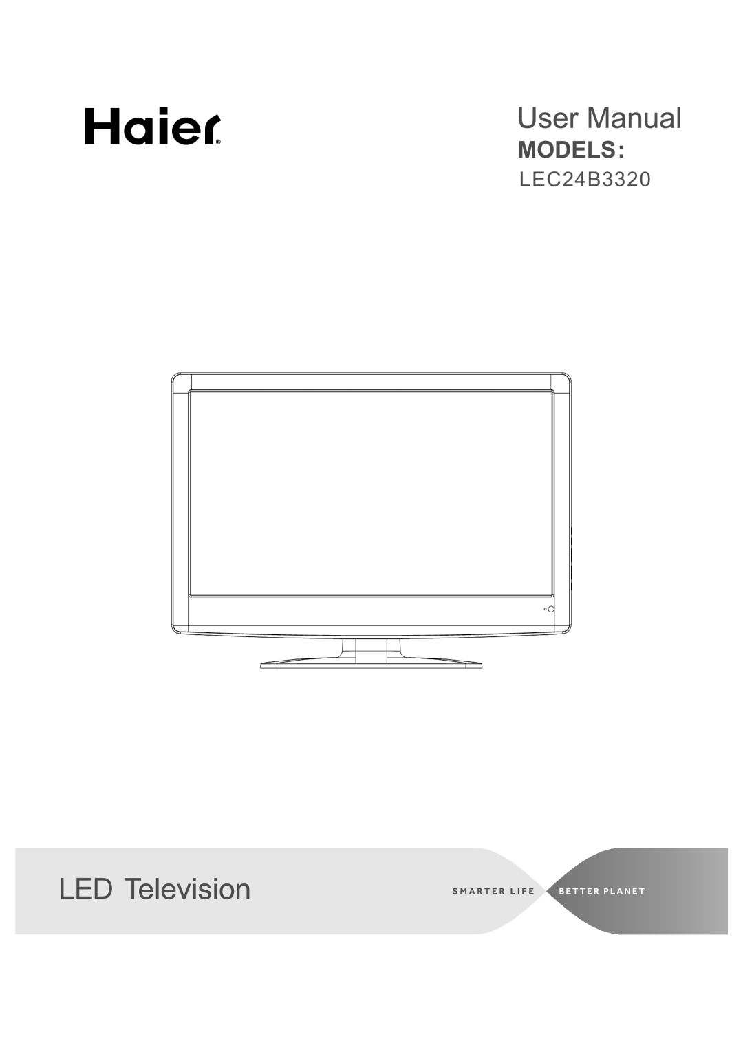 Haier LEC24B3320 manual Led 