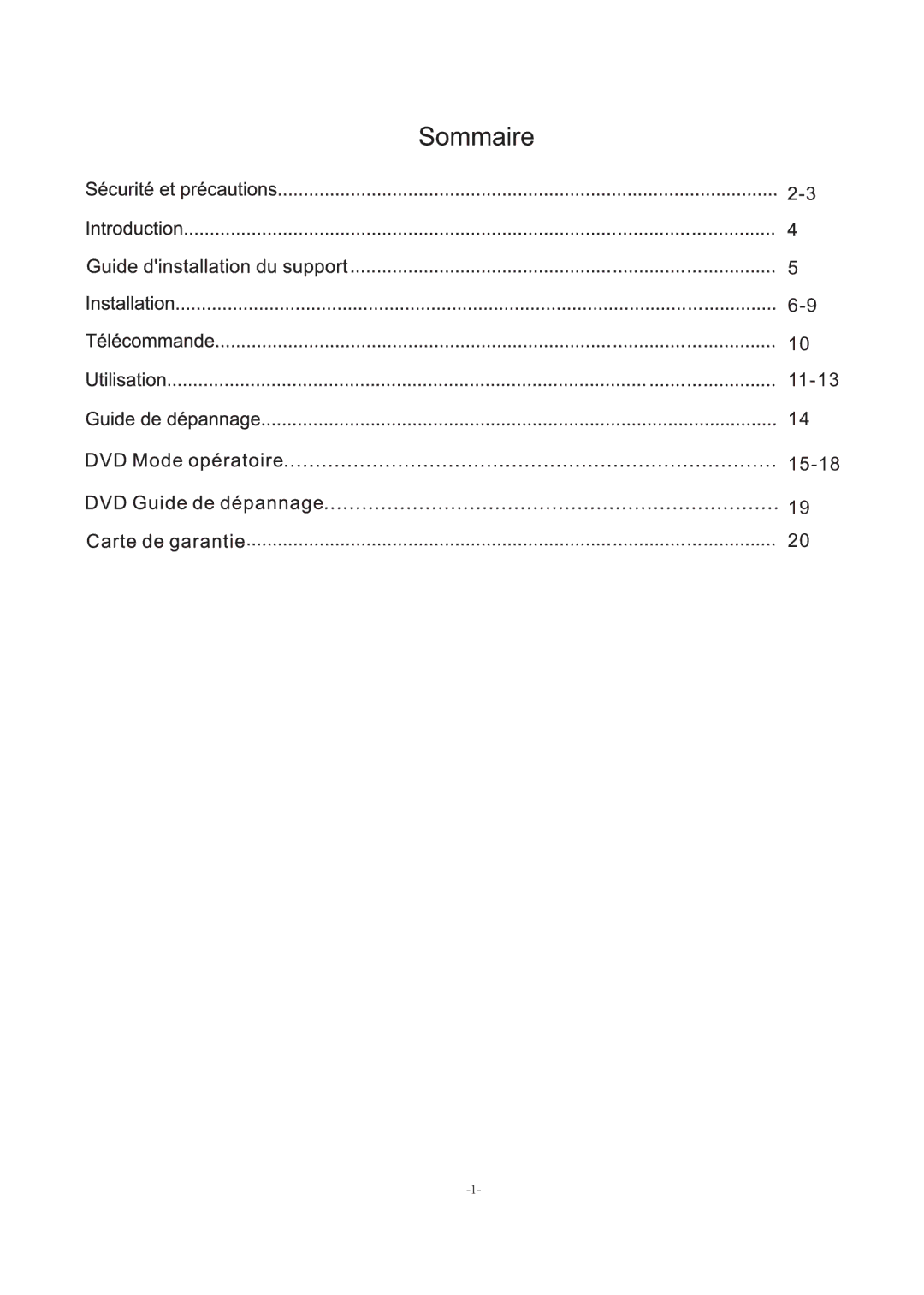 Haier LEC24B3320 manual 11-13 15-18 