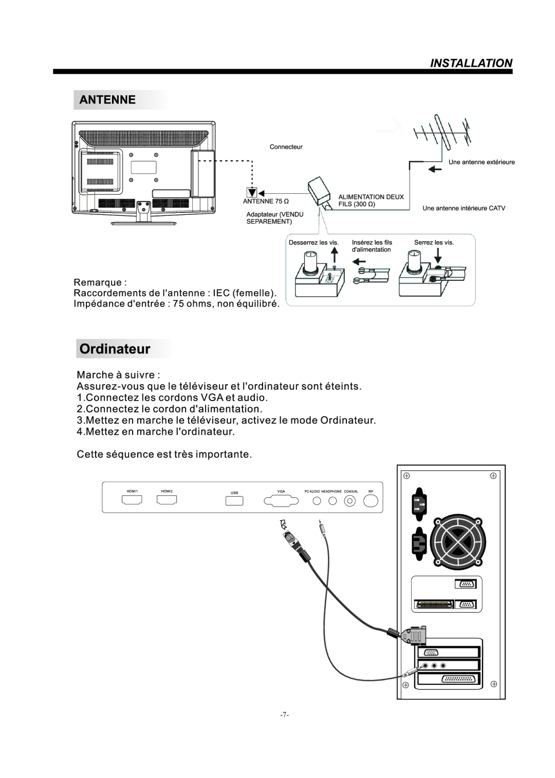 Haier LEC24B3320 manual 