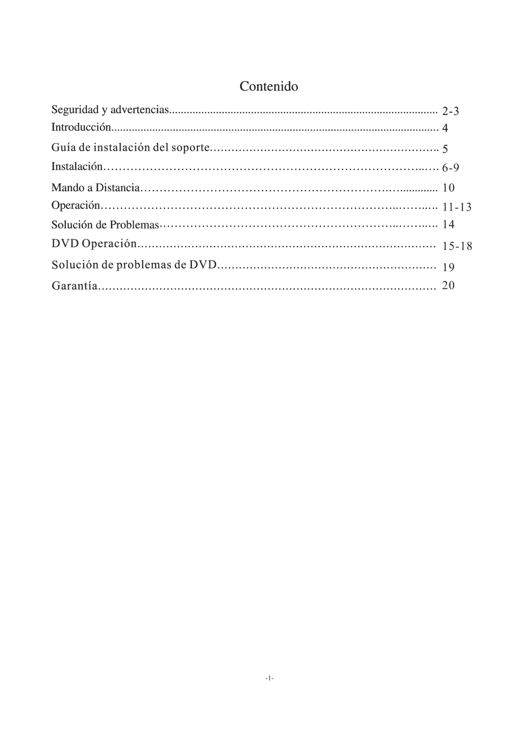 Haier LEC24B3320 manual 11-13 15-18 