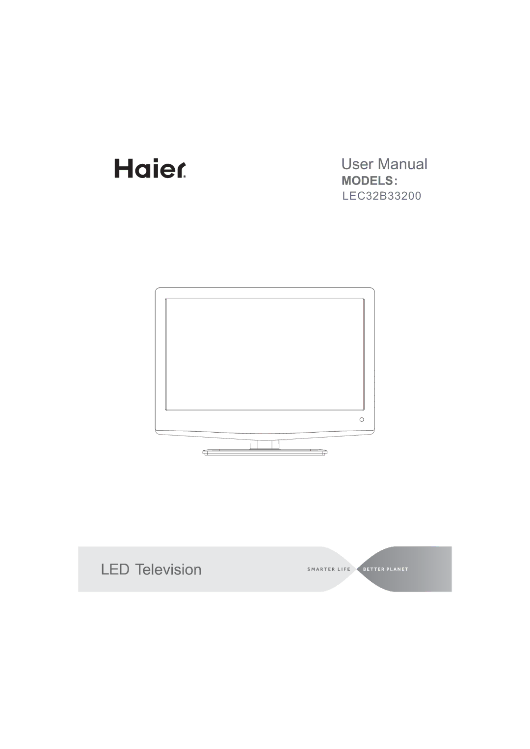 Haier LEC32B33200 manual Led 