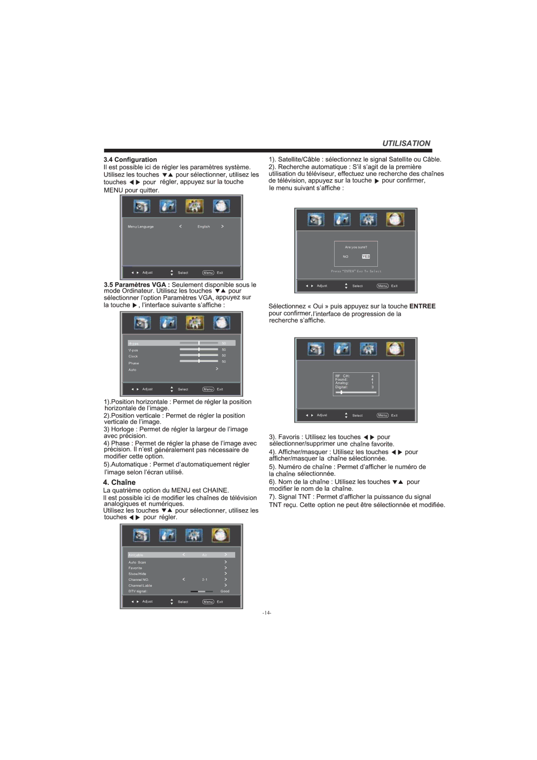 Haier LEC32B33200 manual Press Enter Key To Select 