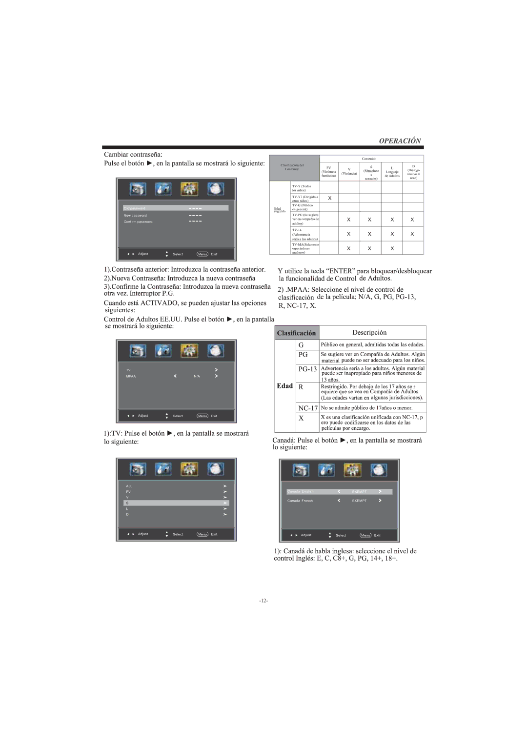 Haier LEC32B33200 manual Mpaa 