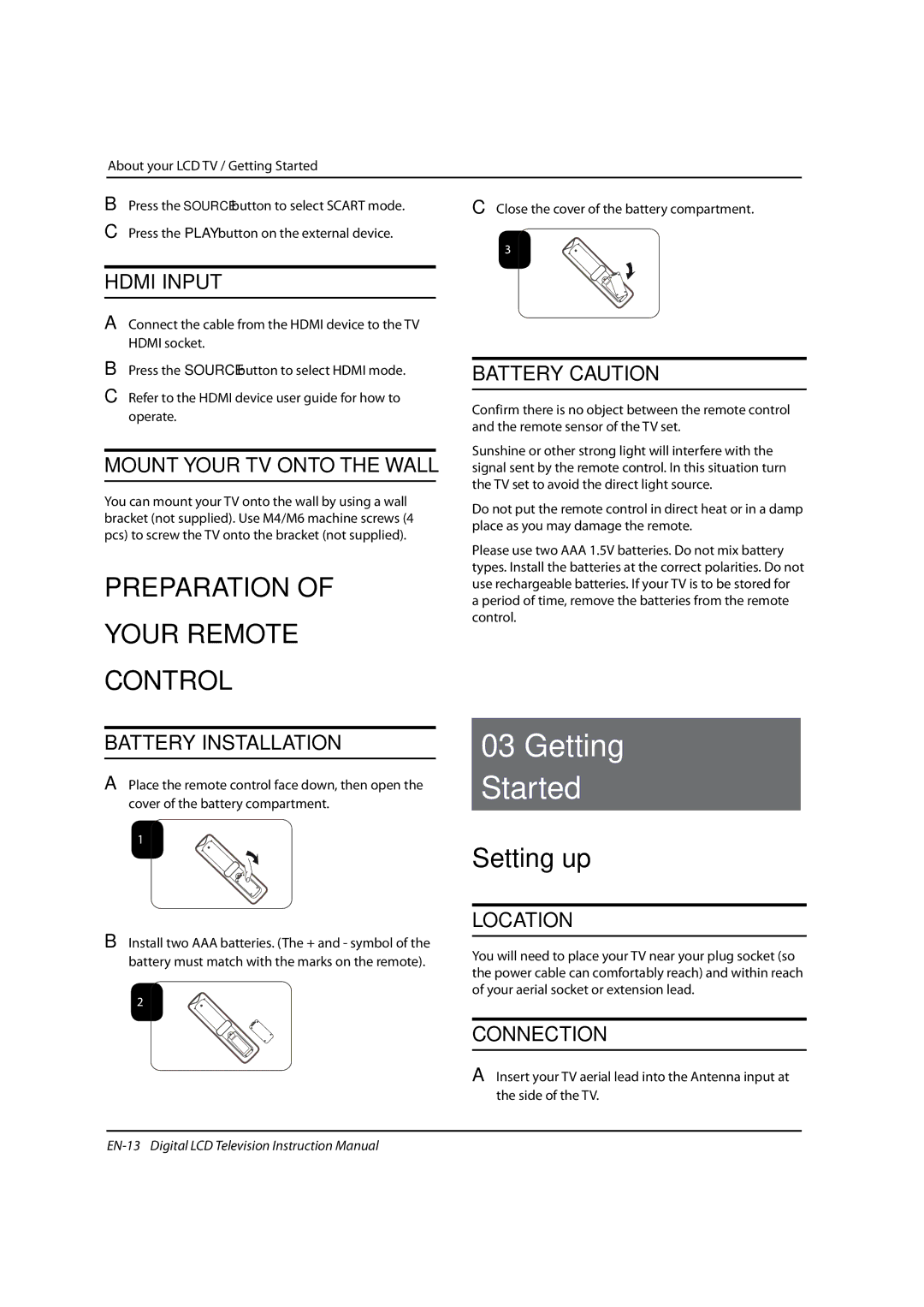 Haier LED40T3, LED19, LED22T3 instruction manual Preparation Your Remote Control 