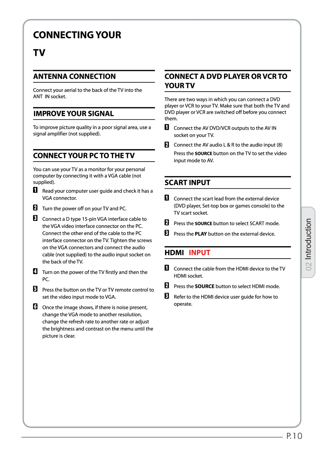 Haier LET32C430, LET26C430 user manual Introduction 