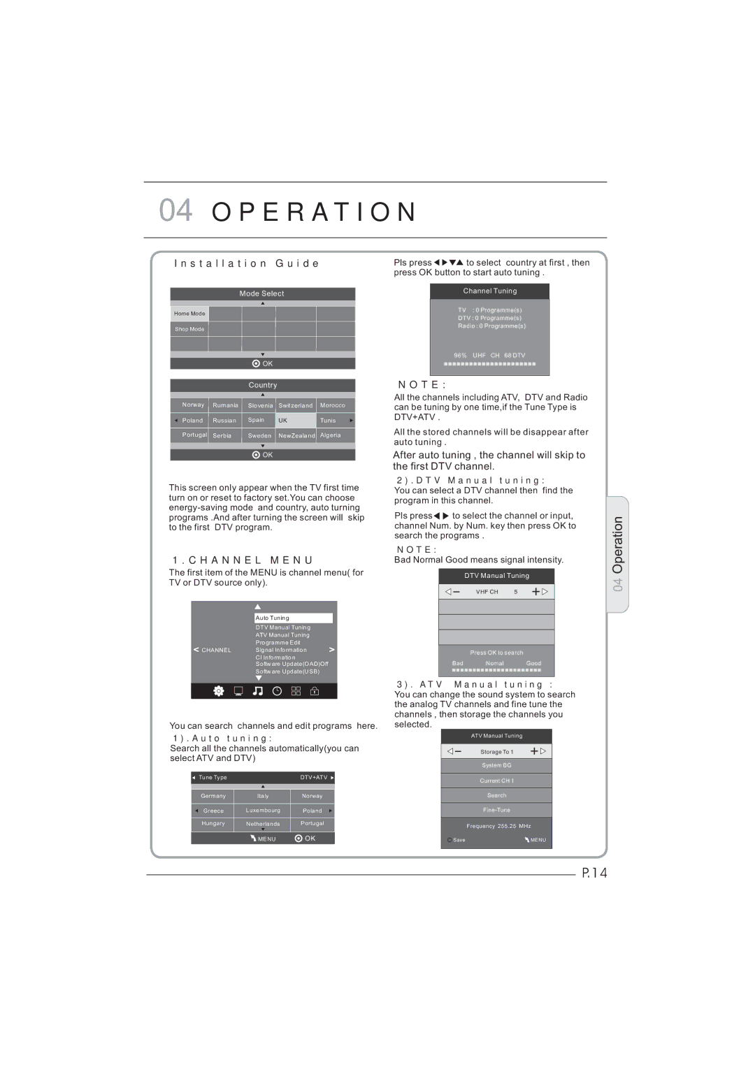 Haier LET26C600F, LED LCD TV Receiver, LET32C600F user manual Operation, Installation Guide 