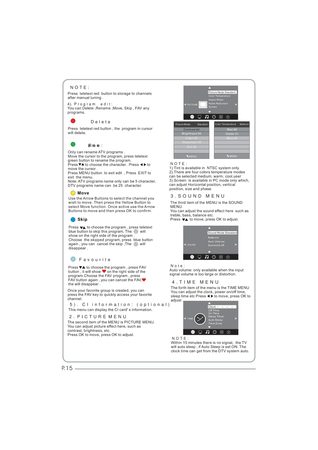 Haier LED LCD TV Receiver, LET26C600F, LET32C600F user manual Delete, Rename, Favourite, CI information optional 