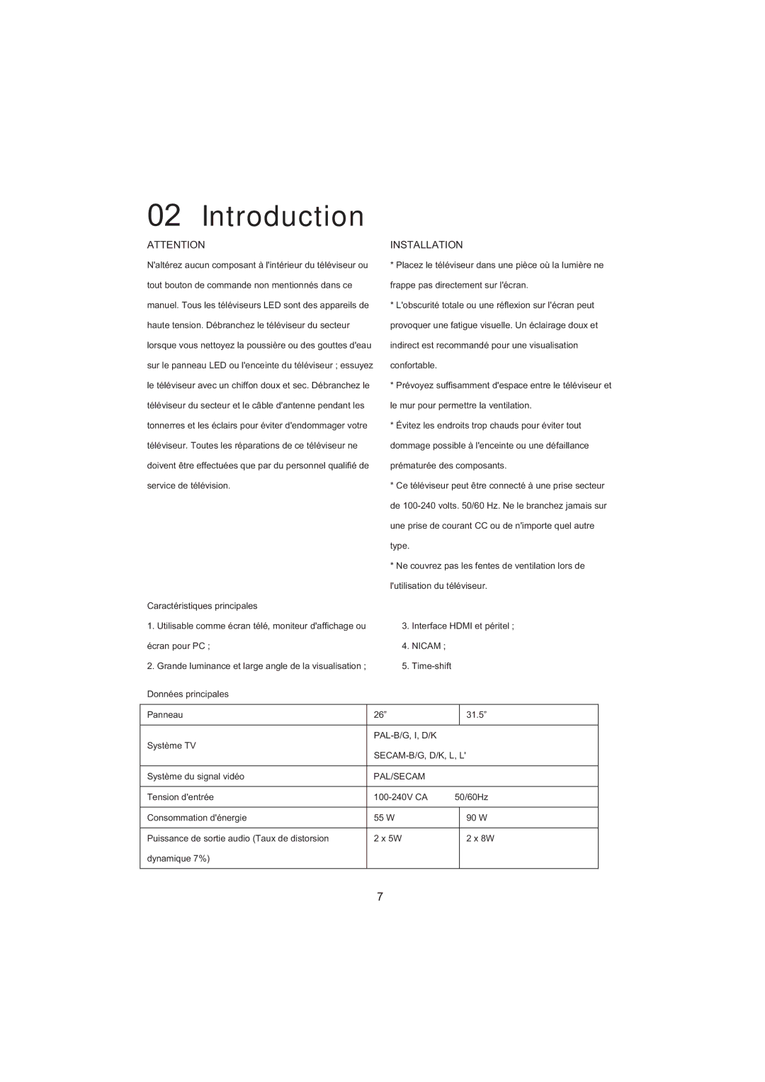 Haier LED LCD TV Receiver, LET26C600F, LET32C600F user manual Introduction 