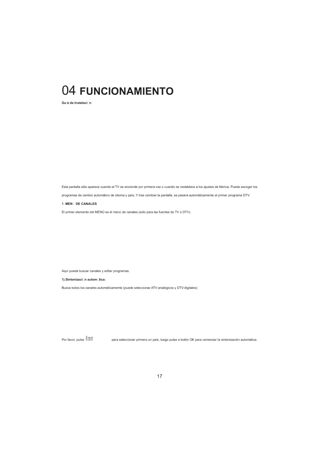 Haier LET32C600F, LET26C600F, LED LCD TV Receiver user manual Guía de Instalación, Sintonización automática 