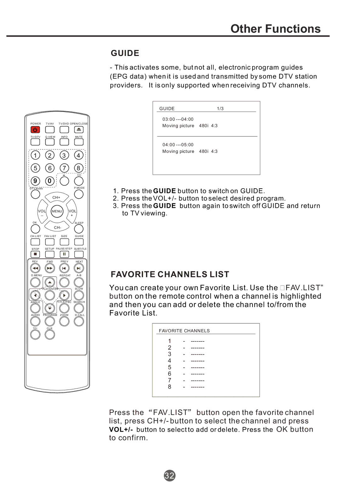 Haier NX-565 owner manual Other Functions, Guide 