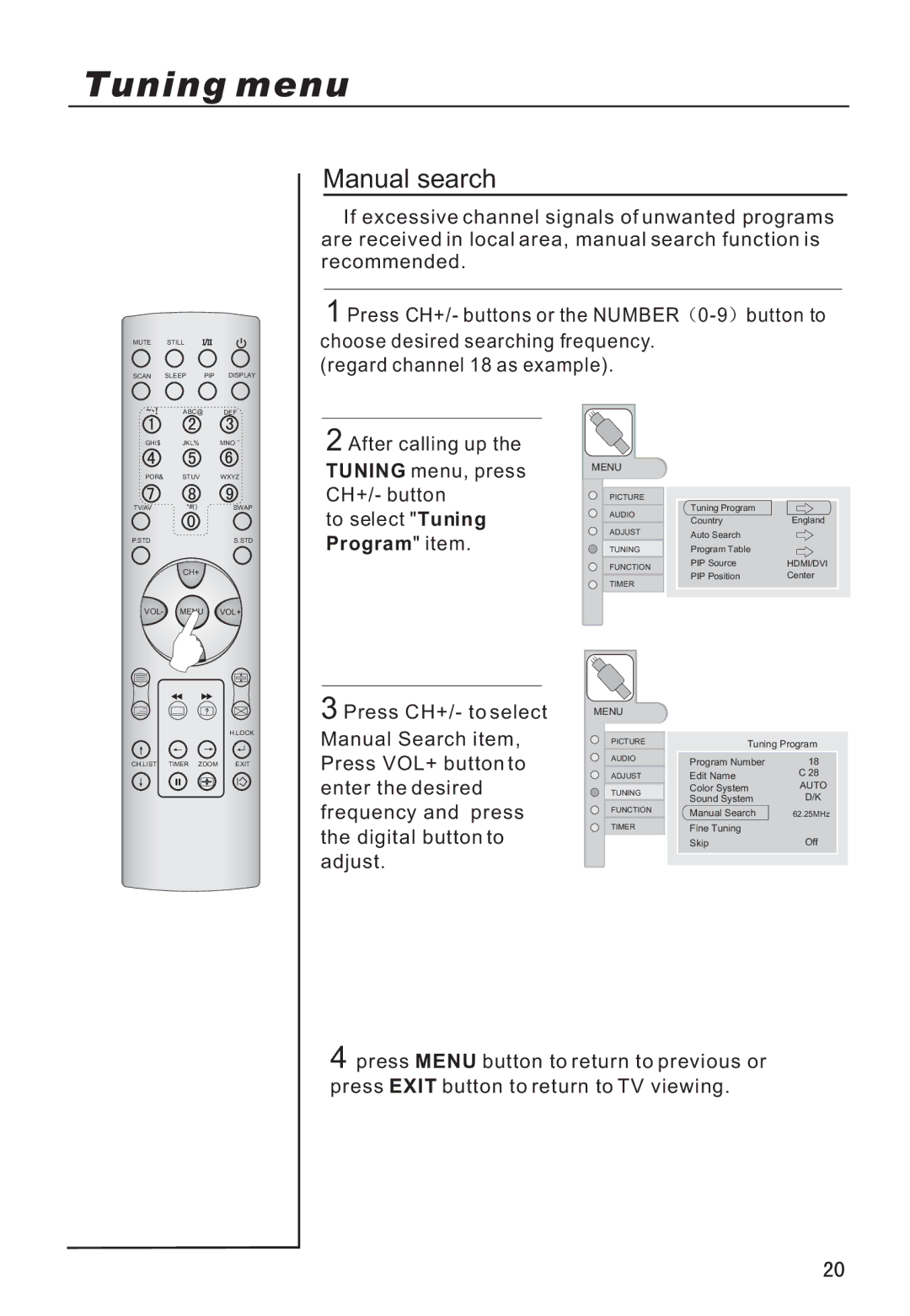 Haier P42A9-AKS owner manual Manual search 