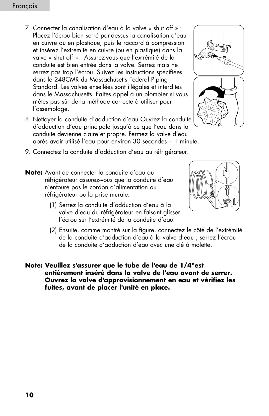 Haier PRFS25 user manual Français 