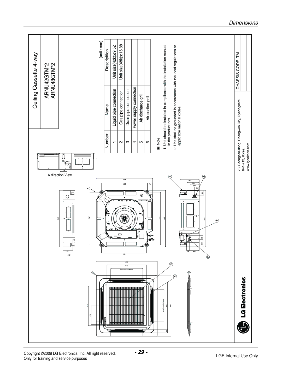 Haier R410A service manual ARNU42GTM*2, ARNU48GTM*2 