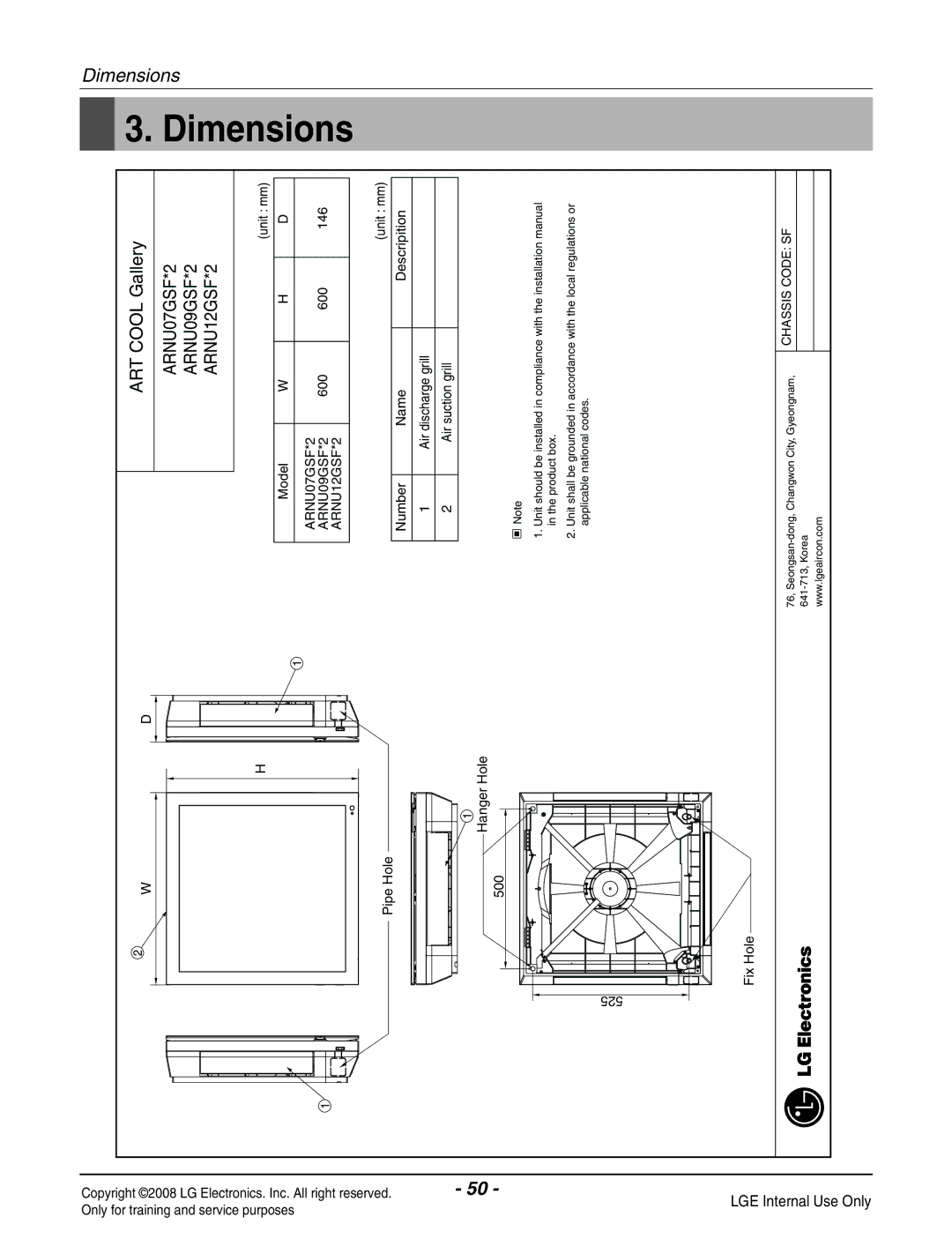 Haier R410A service manual ART Cool Gallery, ARNU07GSF*2 ARNU09GSF*2 ARNU12GSF*2 