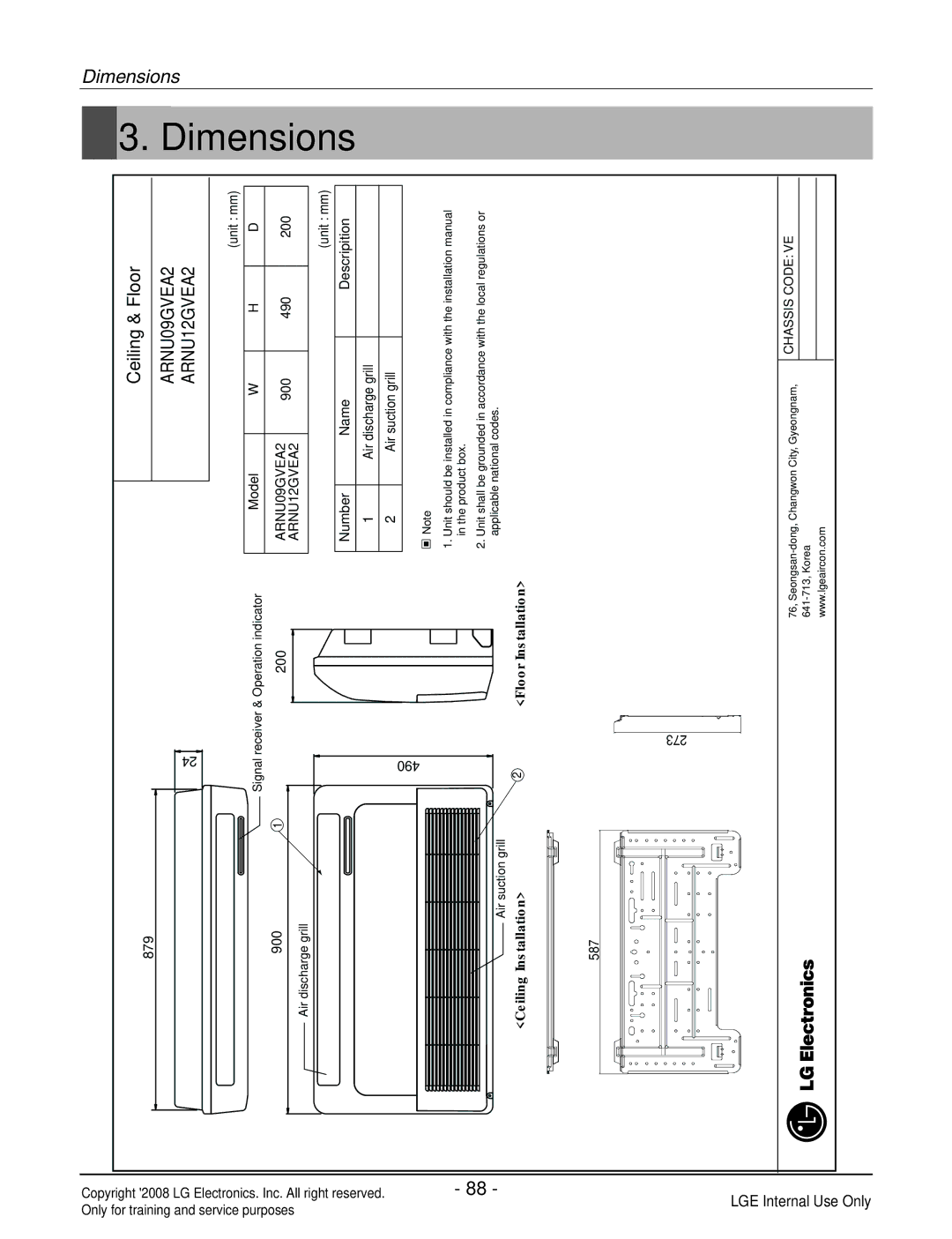 Haier R410A service manual Ceiling & Floor, ARNU09GVEA2 ARNU12GVEA2 