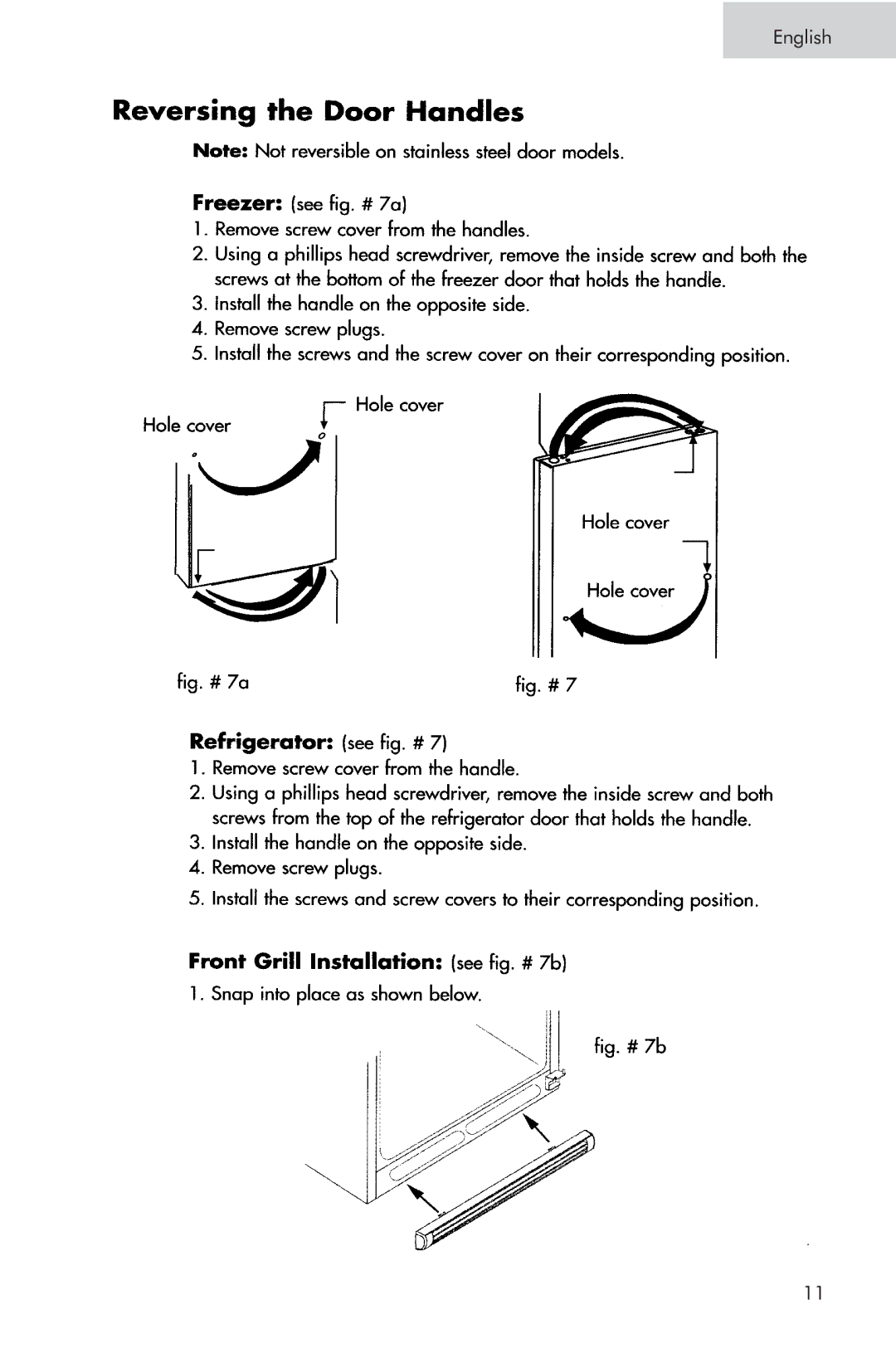 Haier PRTS, RRTG manual English 