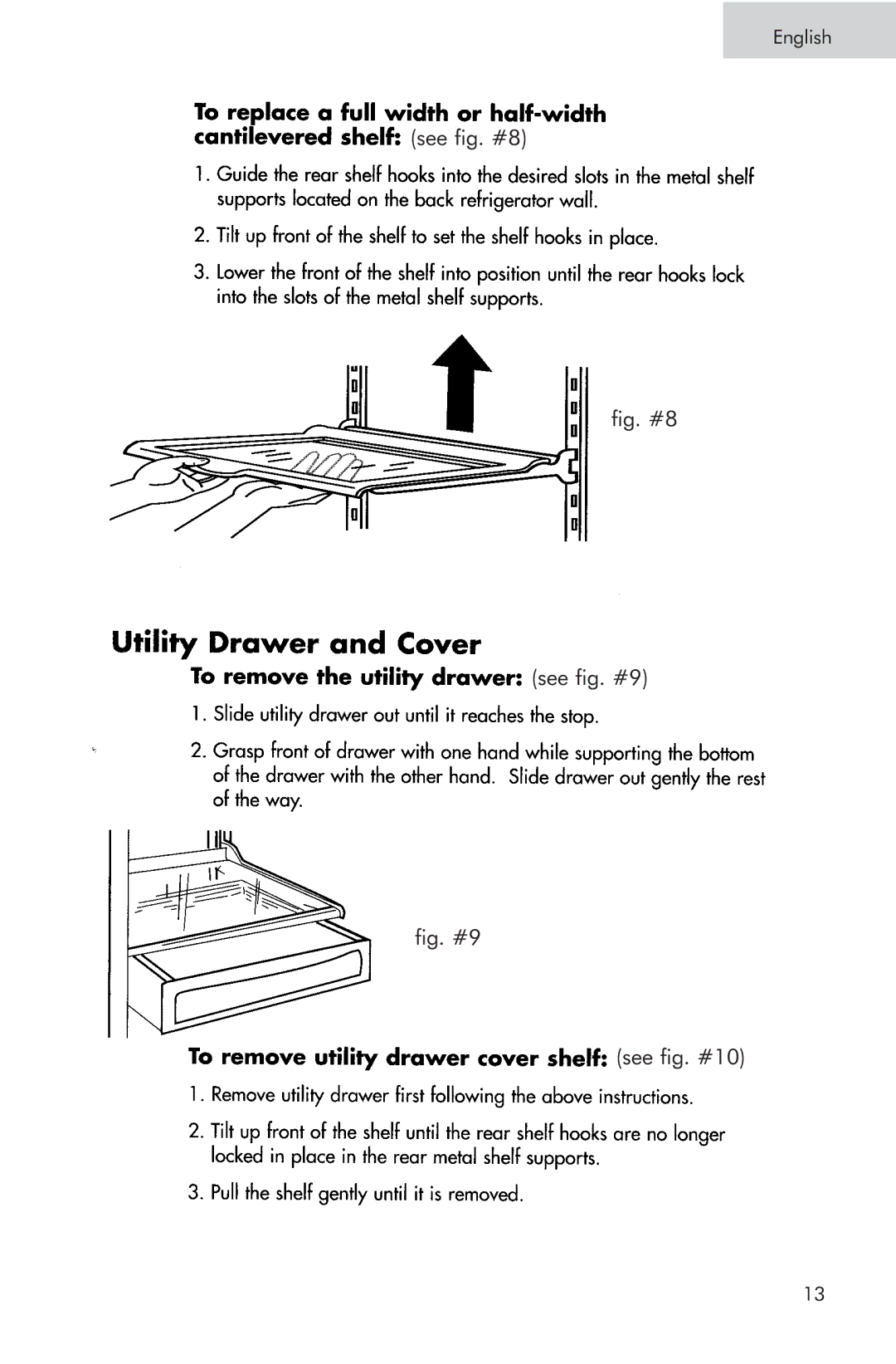 Haier PRTS, RRTG manual Fig. #8 See fig. #9 