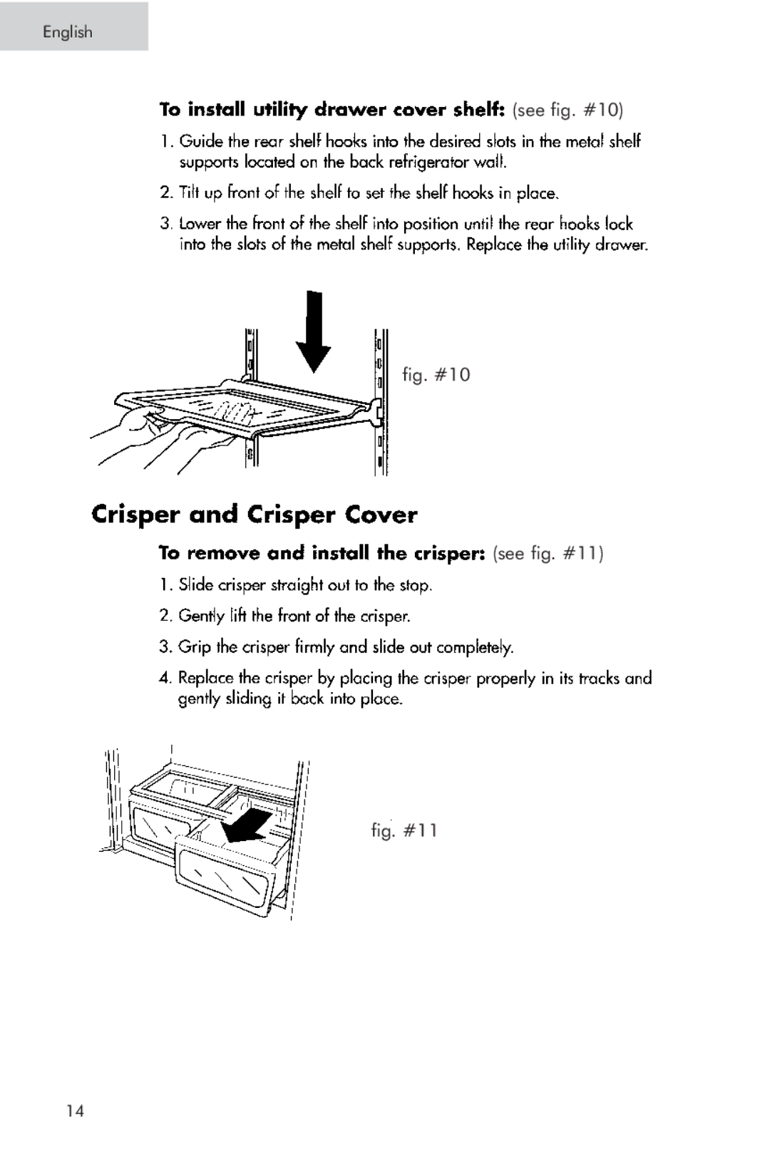 Haier RRTG, PRTS manual Fig. #10 See fig. #11 