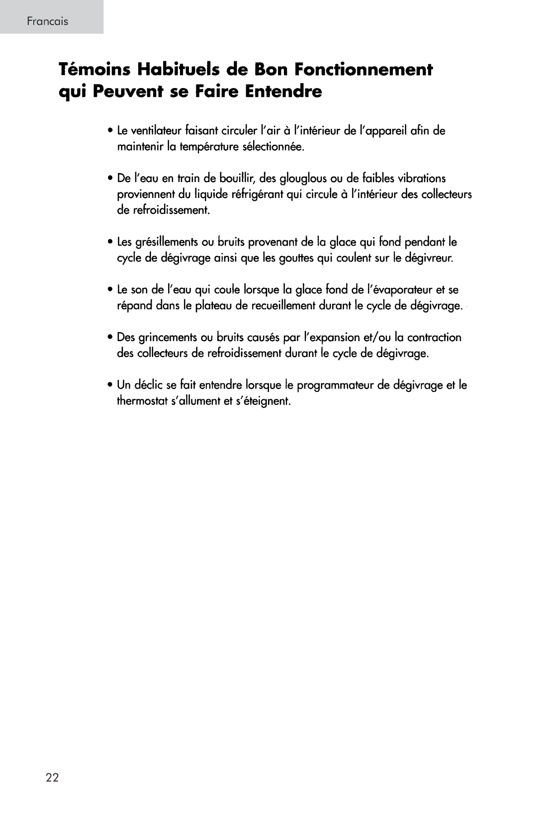 Haier PRTS, RRTG manual Francais 