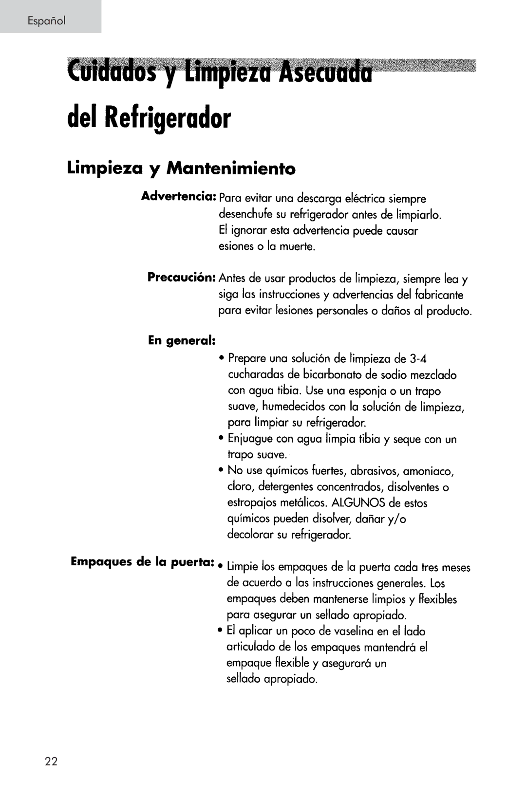 Haier RRTG, PRTS manual Español 