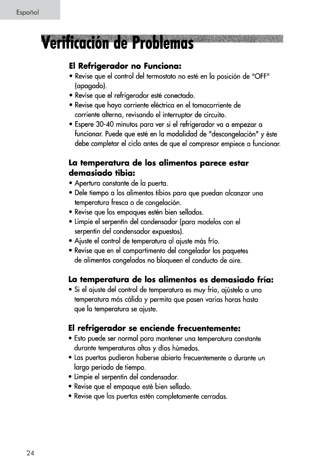 Haier RRTG, PRTS manual Español 