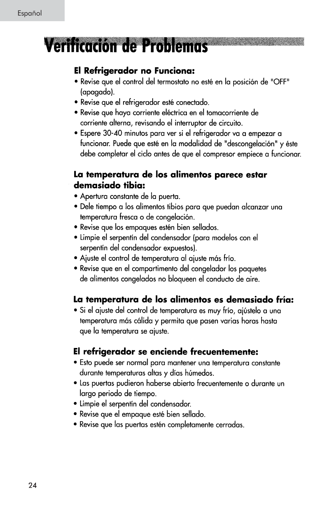 Haier RRTG, PRTS manual Español 
