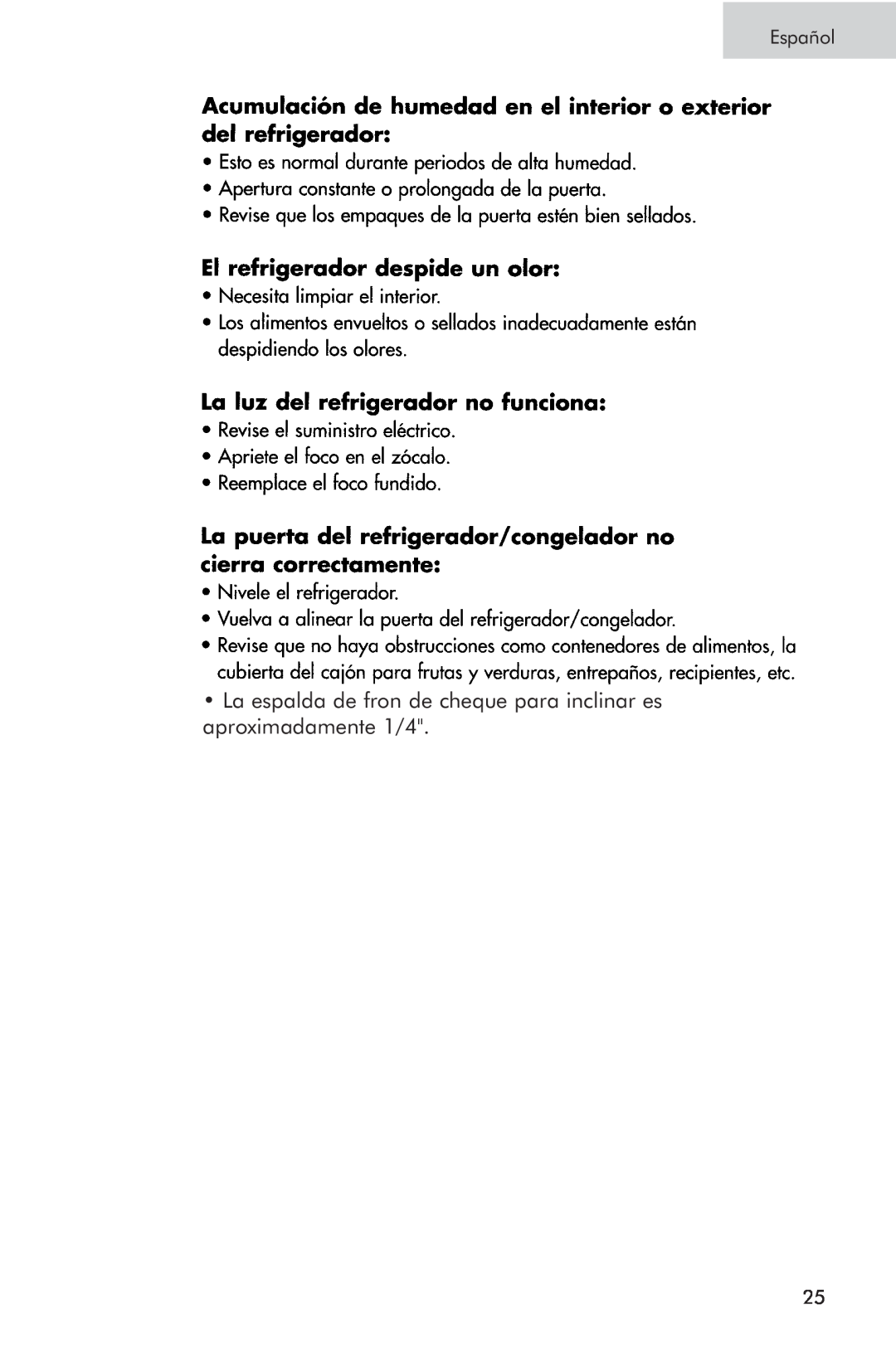Haier PRTS, RRTG manual Español 