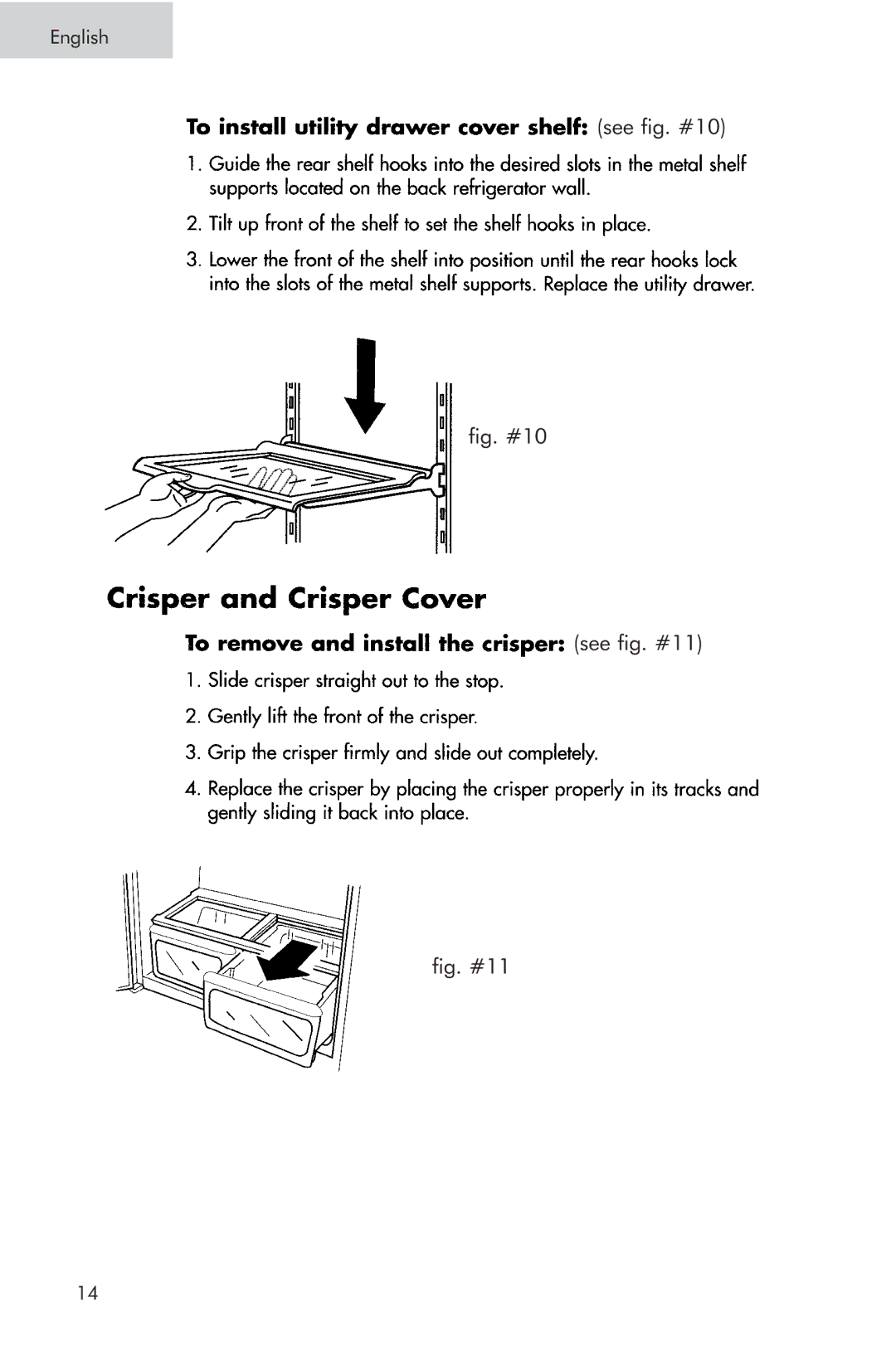 Haier HTA, RRTW, HRTS user manual Fig. #10 See fig. #11 