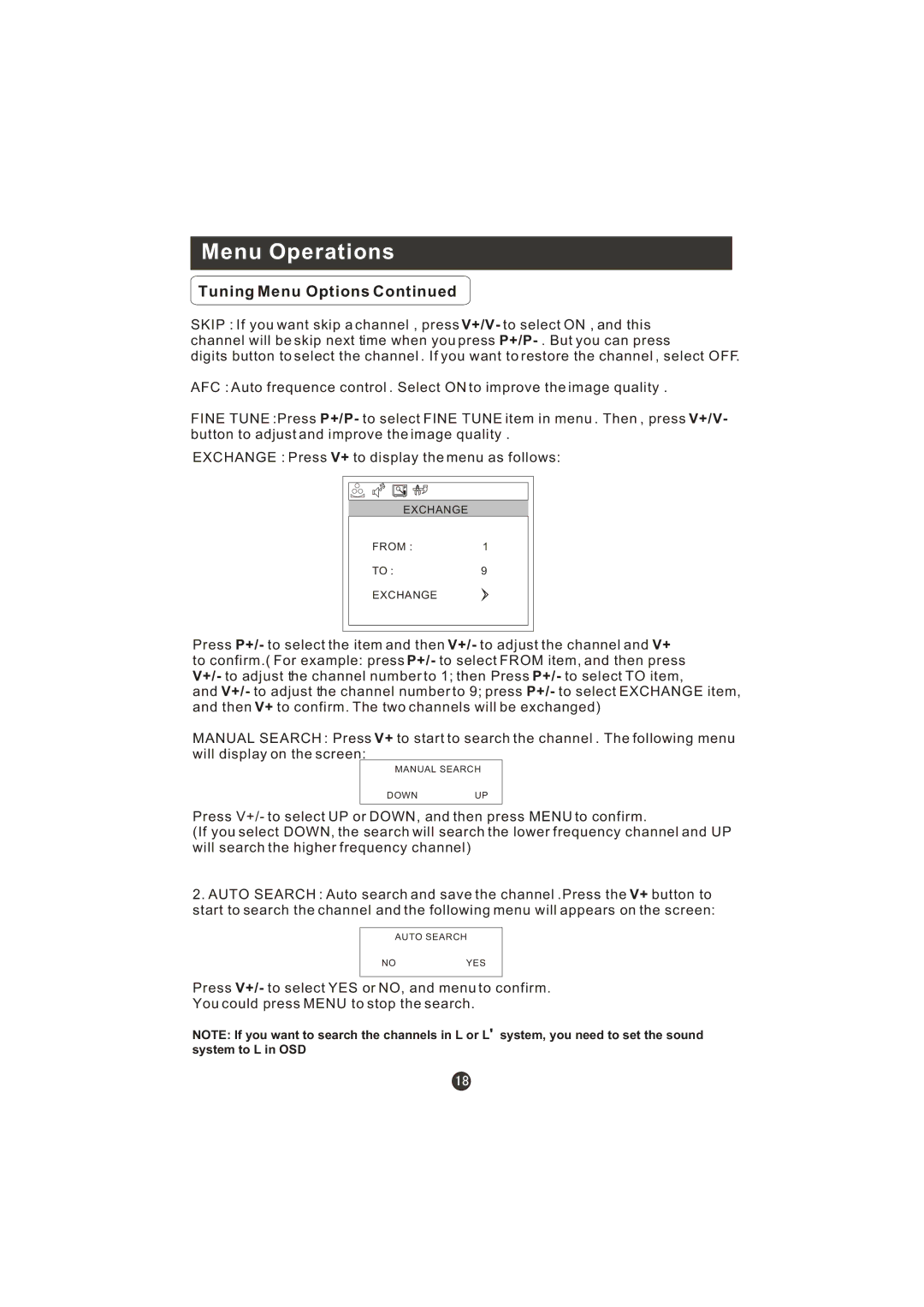 Haier WL22T1, WL19T1 user manual Exchange From 