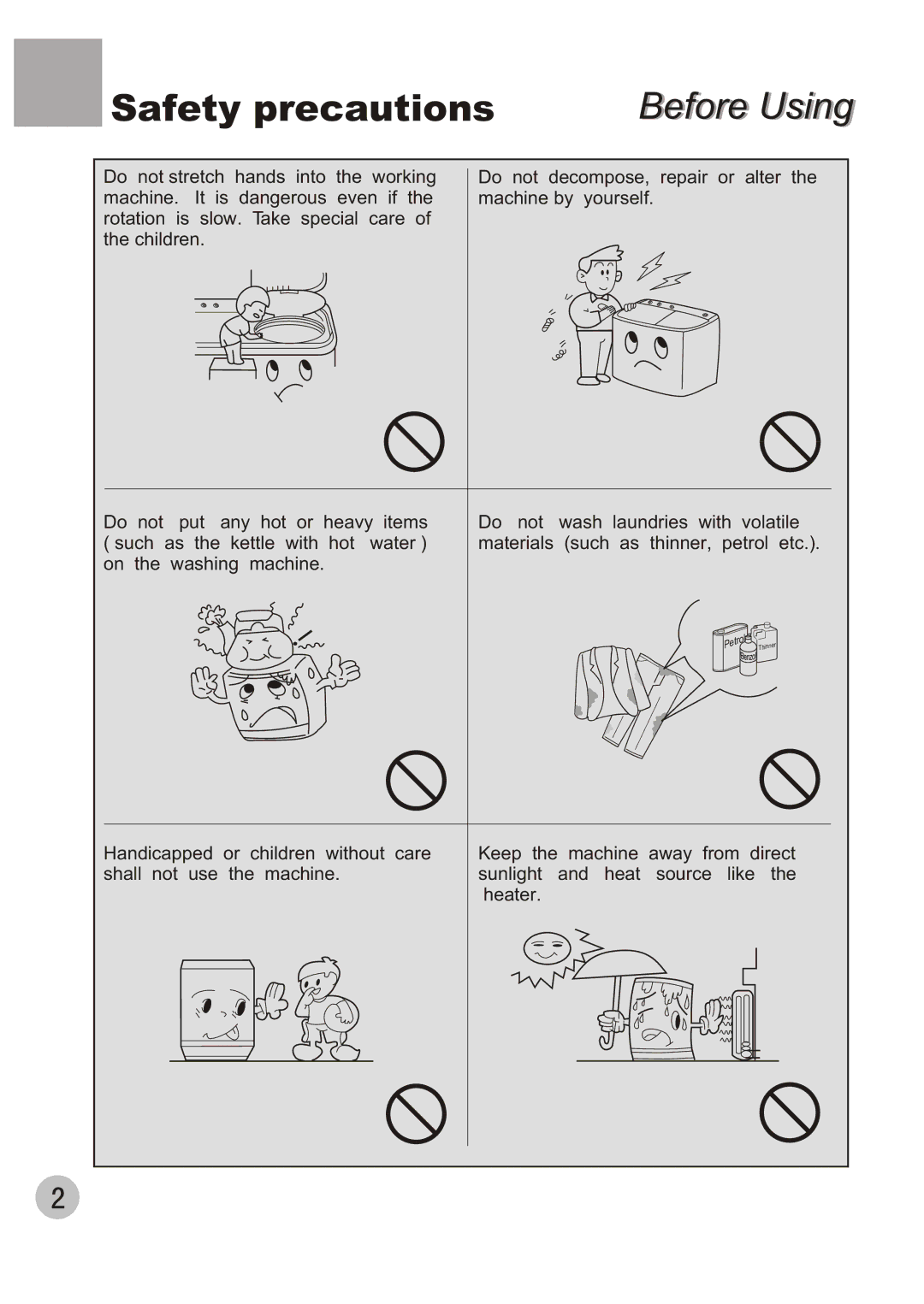 Haier XPB50-BS, XPB50-AS user manual Petrol 