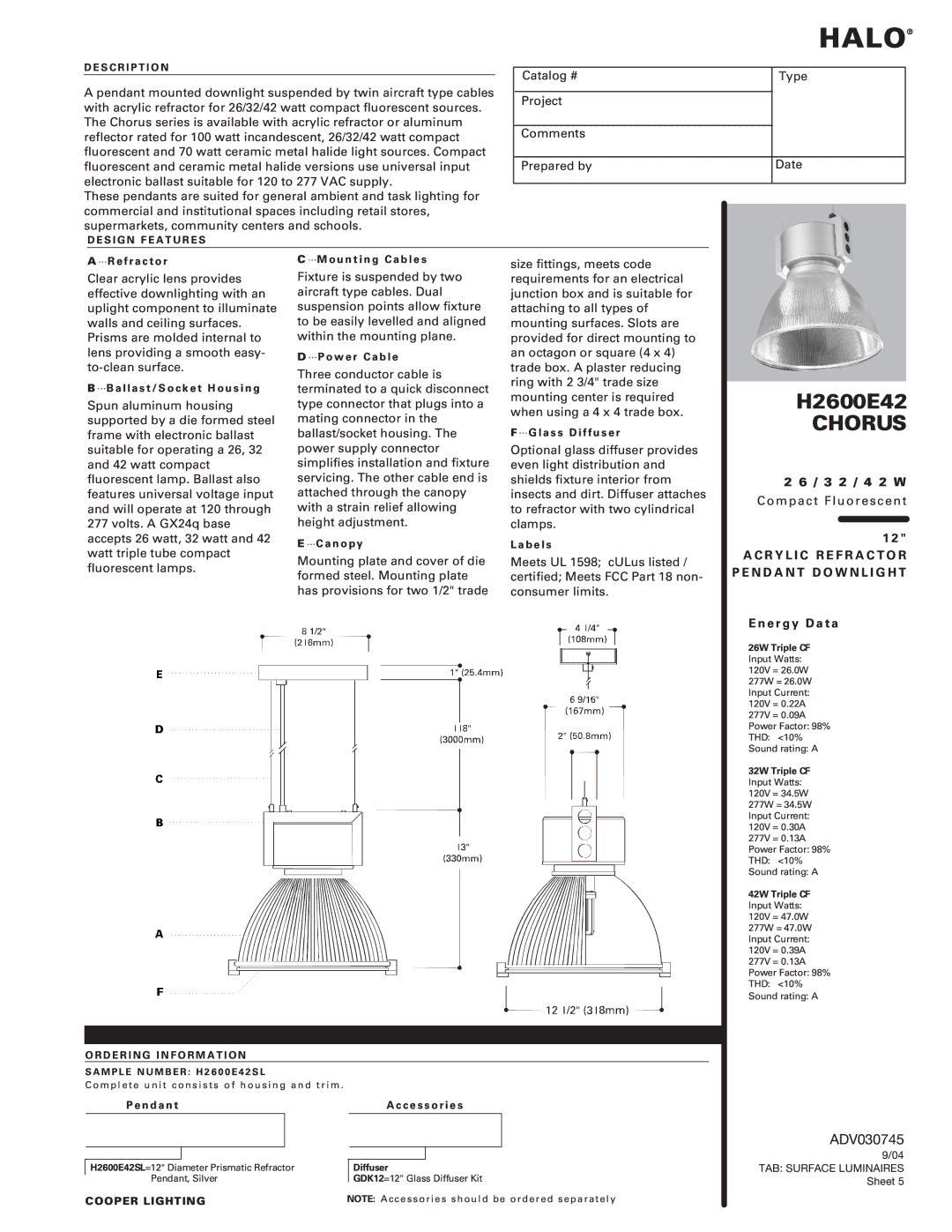 Halo Lighting System CM52AW, CM42AW, CM40AW manual , , ,  