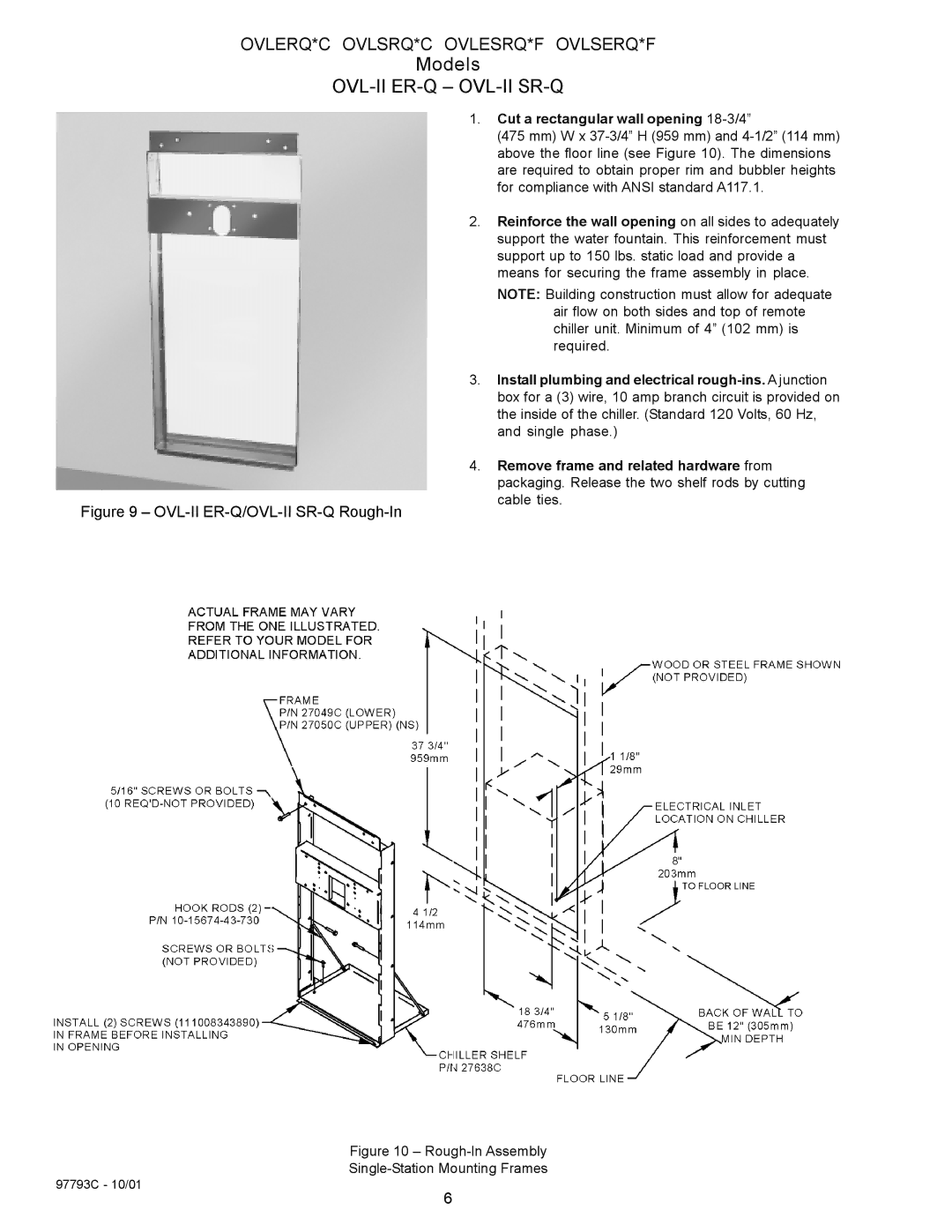 Halsey Taylor OVL-II ER-Q, OVL-II ESR-Q, OVL-II SR-Q, OVL-II SER-Q owner manual Ovl-Ii Er-Q Ovl-Ii Sr-Q 