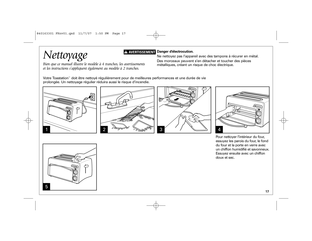 Hamilton Beach 24708, 22708, 22703 manual Nettoyage 