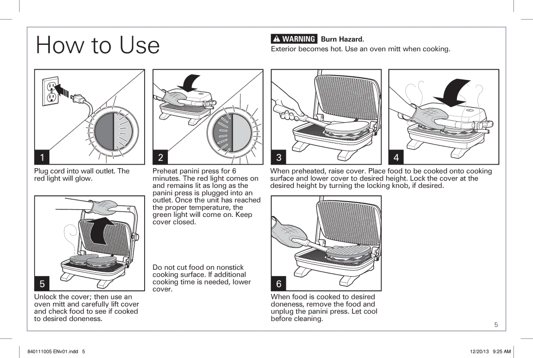 Hamilton Beach 25450 manual How to Use 