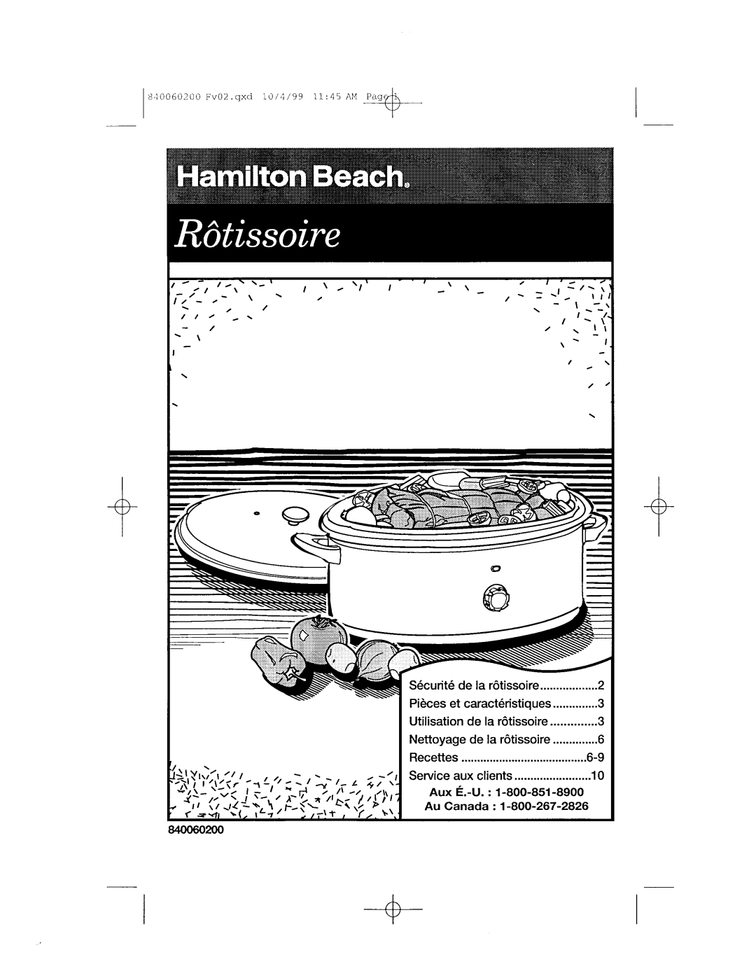 Hamilton Beach 32600 manual 
