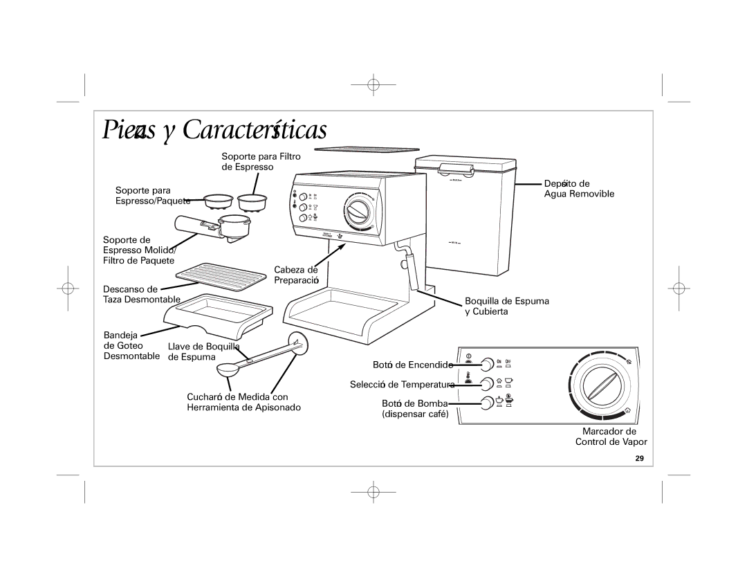 Hamilton Beach 40715 manual Soporte para, Control de Vapor 