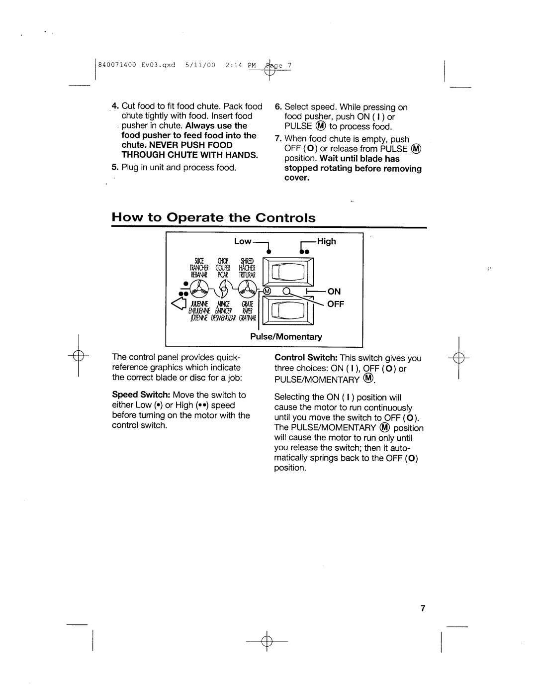 Hamilton Beach 70710 manual 