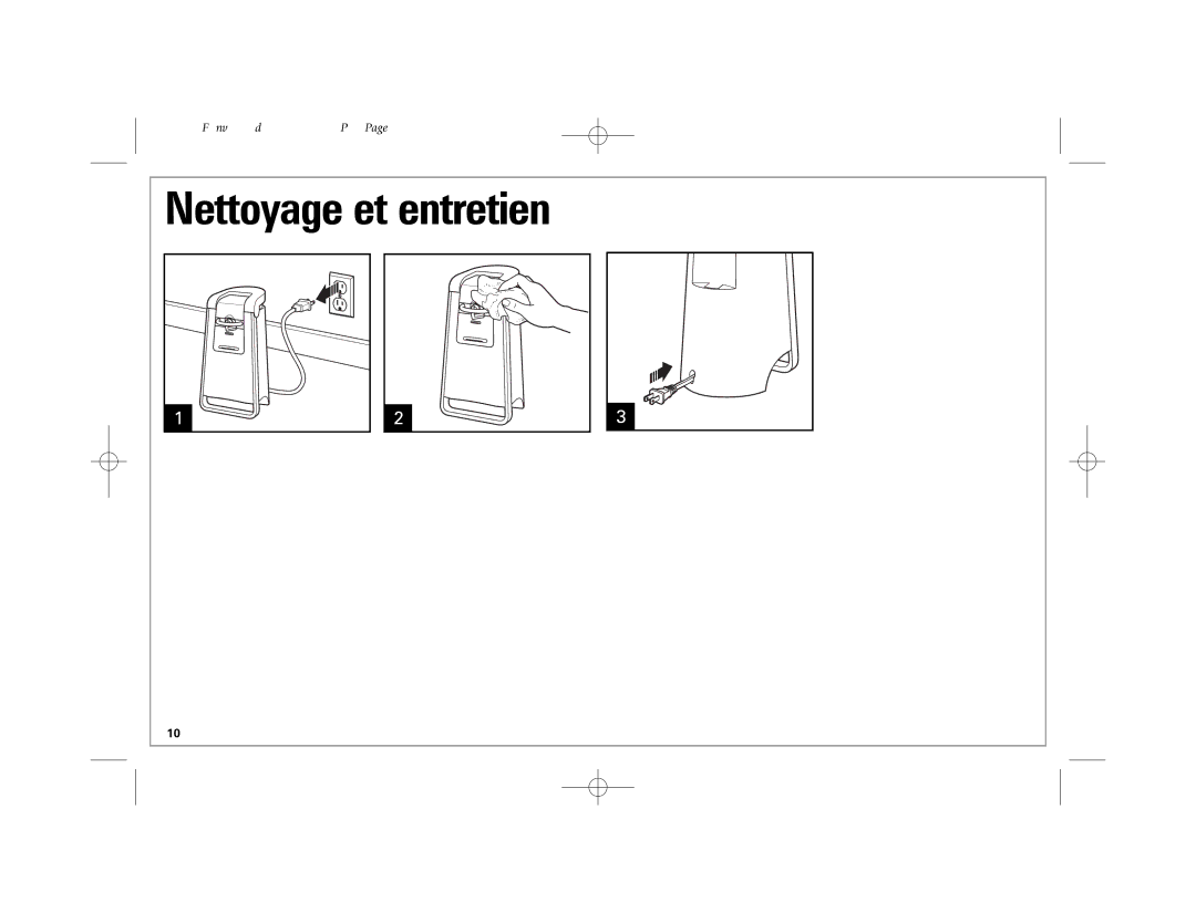 Hamilton Beach 76607 manual Nettoyage et entretien 