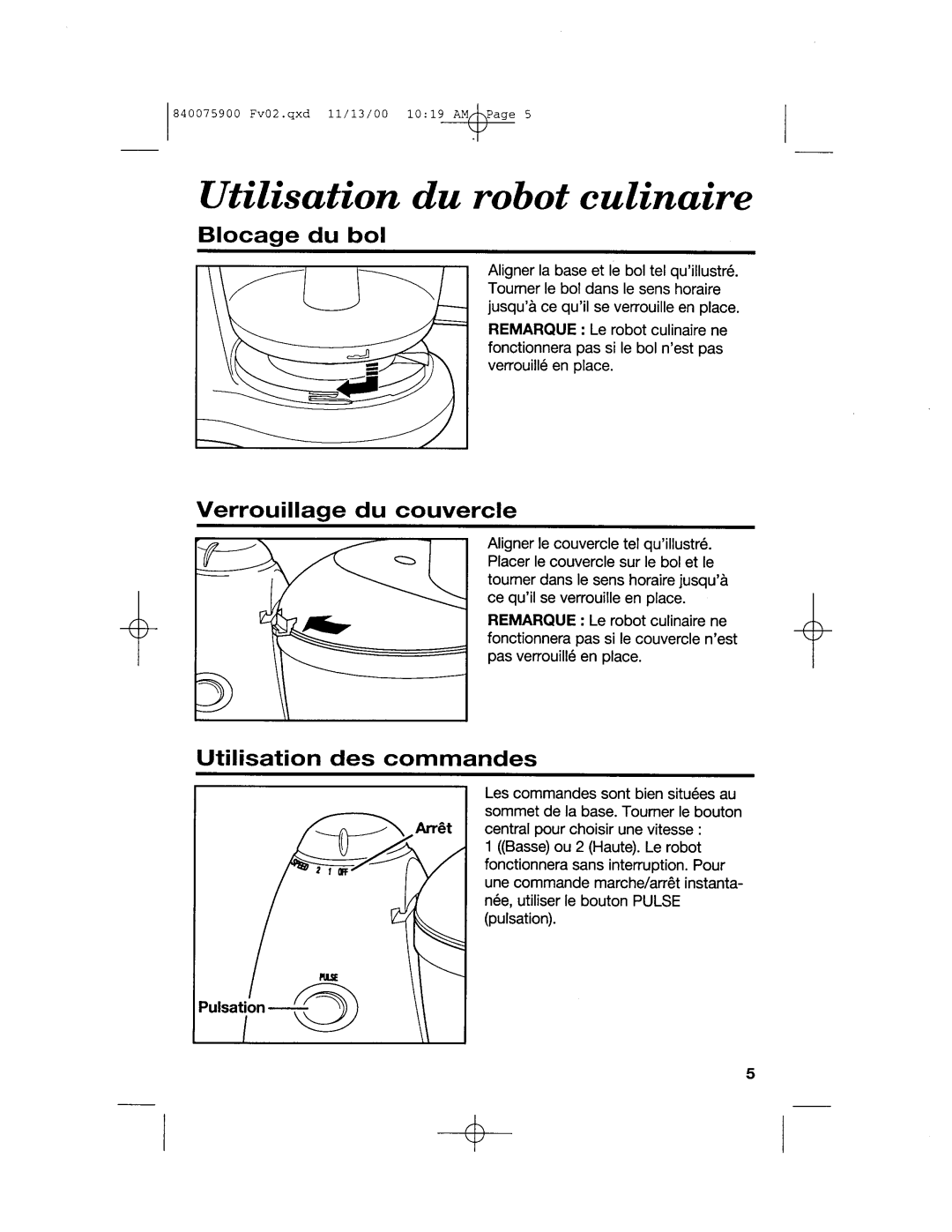 Hamilton Beach 840075900 manual 